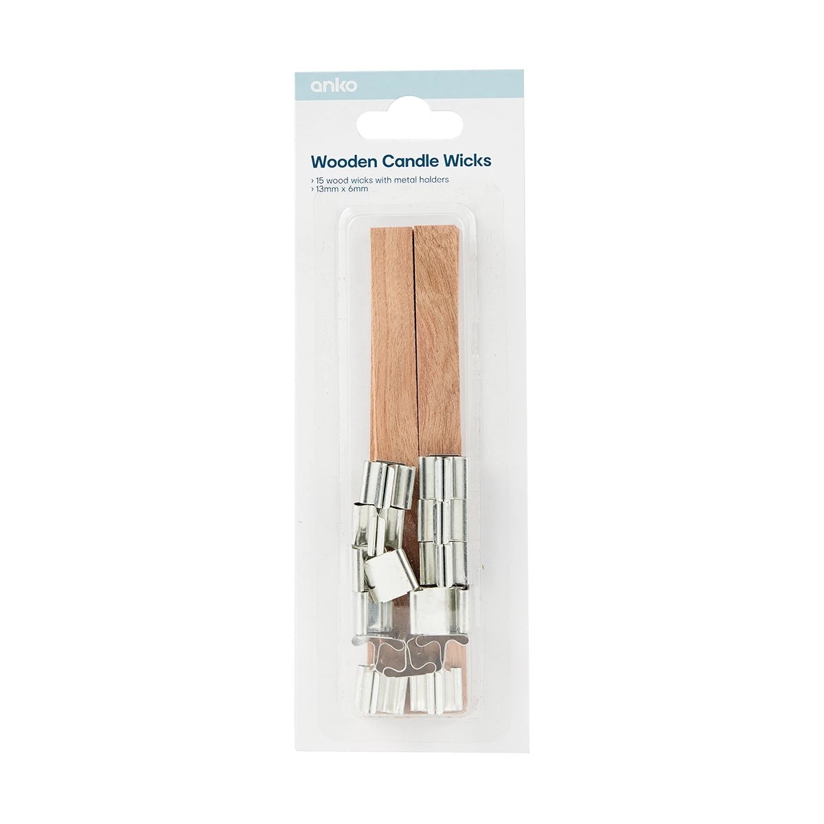 1 15 Piece Wooden Candle Wicks, 1 of 8