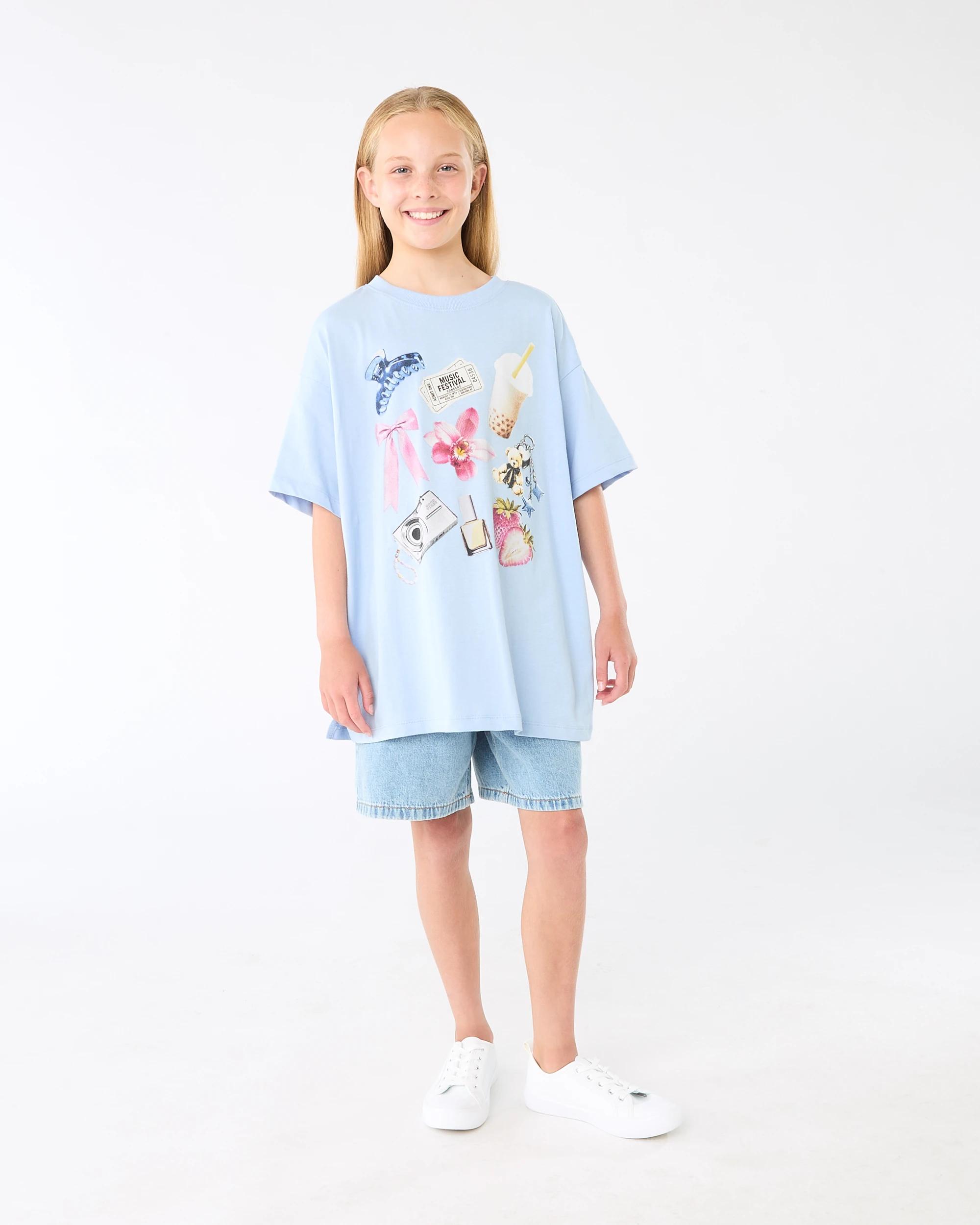 6 Oversized T-shirt Blu Icons, 6 of 7