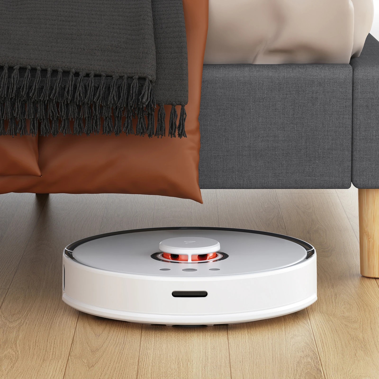 6 Alfordson Bed Frame Queen Size Mattress Base Platform Fabric Calla - Grey, 6 of 10