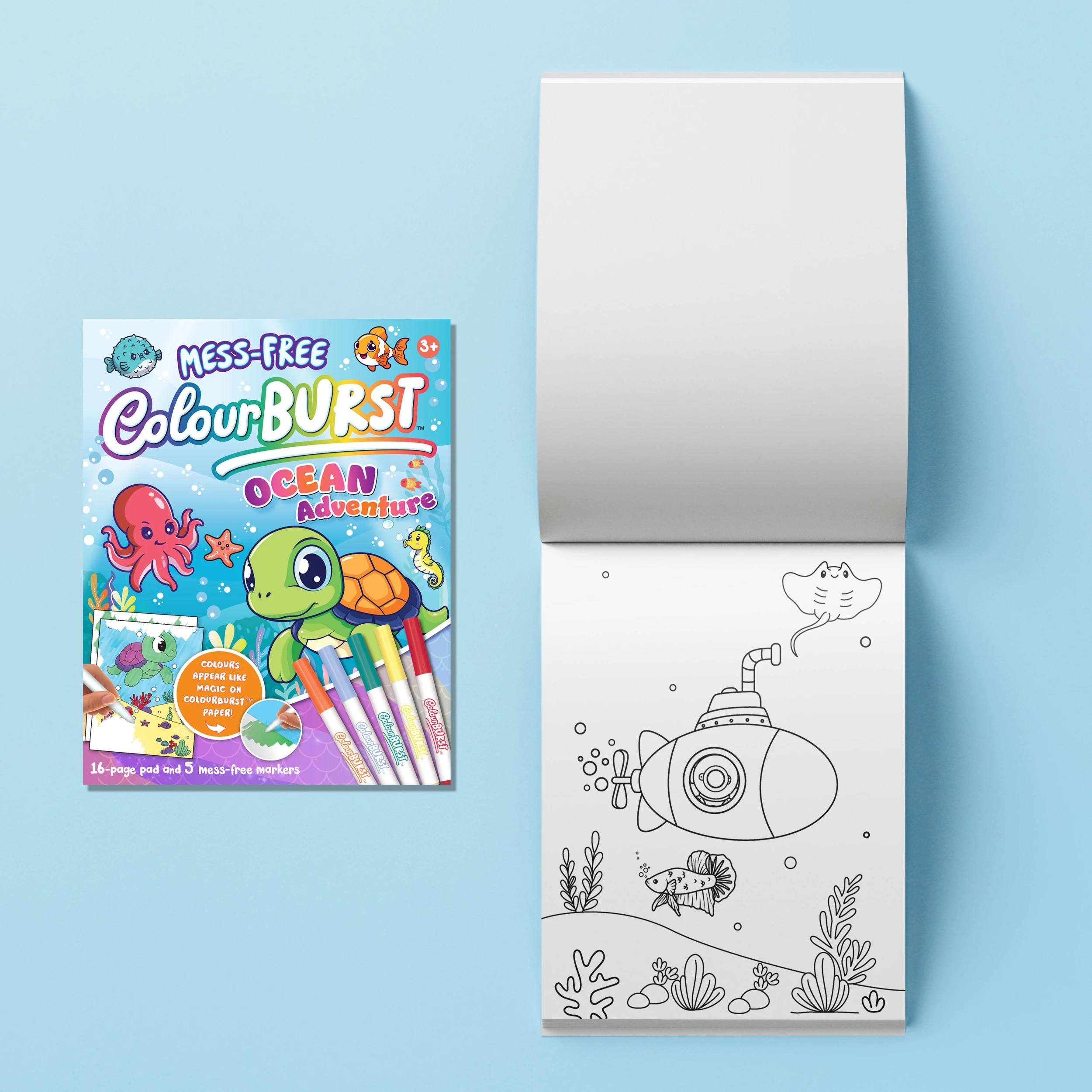 4 INKredibles Mess-Free ColourBurst Ocean Adventures Activity Kit - Book, 4 of 6