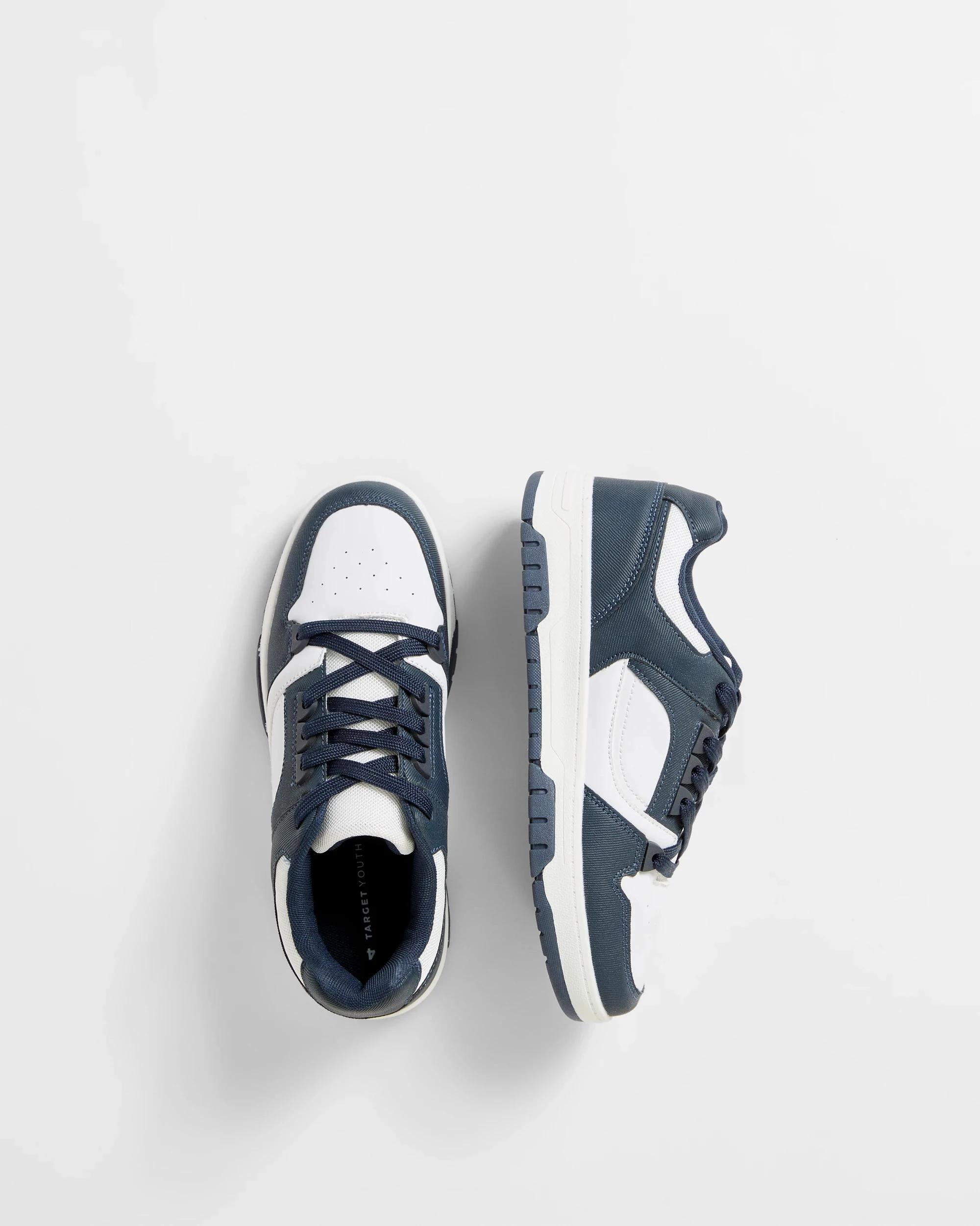 2 Target Youth Boys Senior Skate Lace Up Sneaker BLACK, 2 of 3