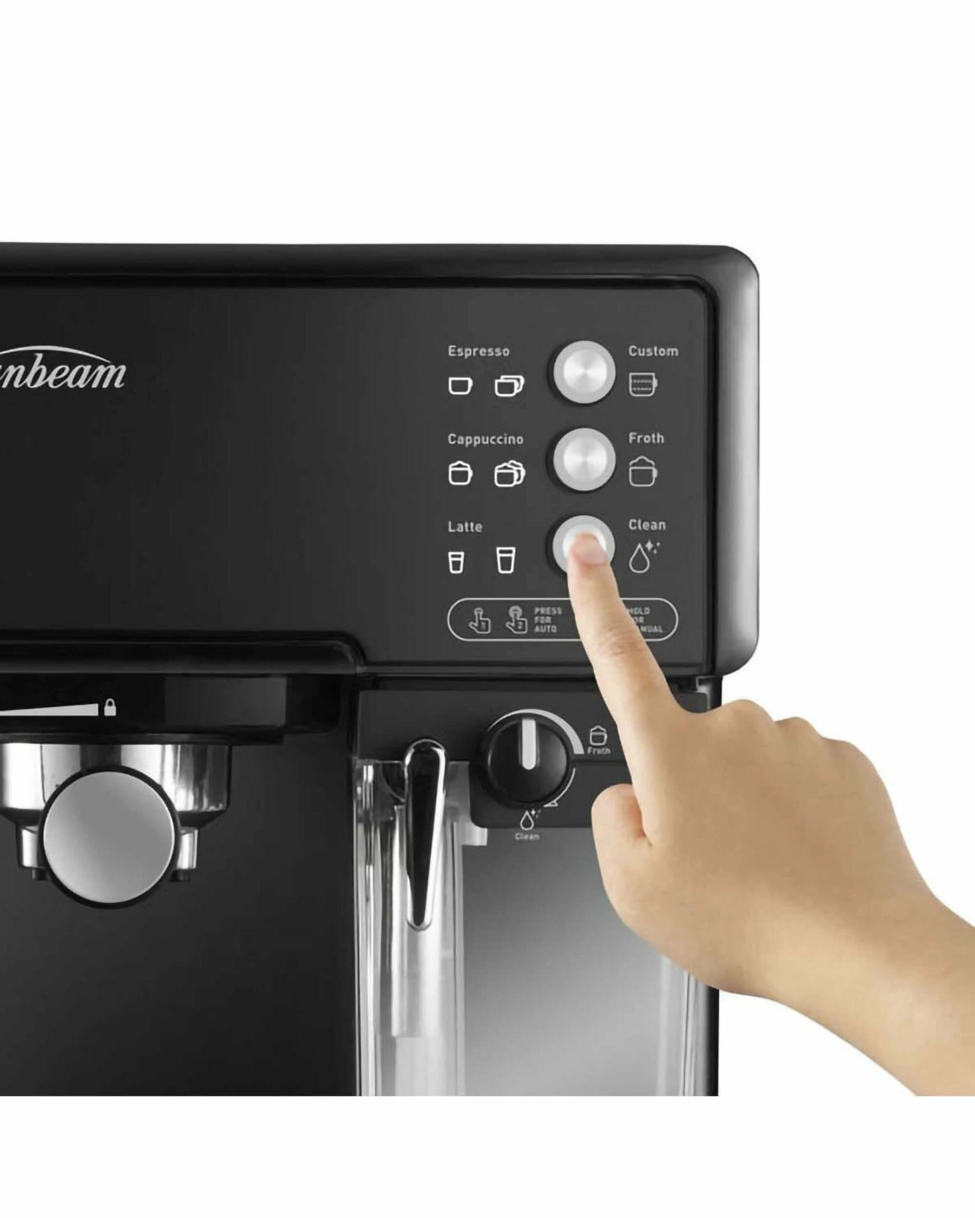 4 Sunbeam Cafe Barista Auto Coffee Machine  - Black - BLACK, 4 of 5