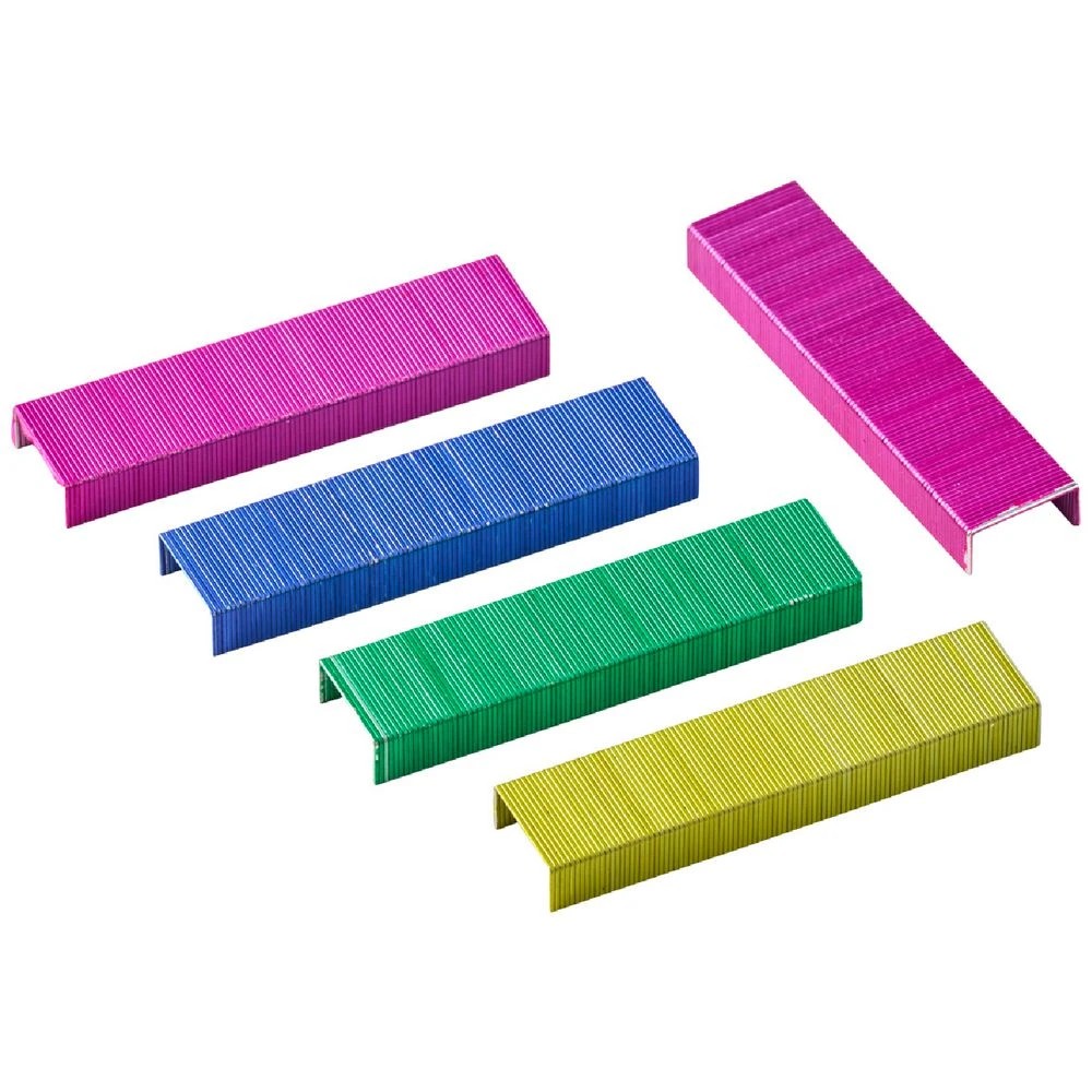 2 Otto 26/6 Coloured Staples 1000 Pack, 2 of 2