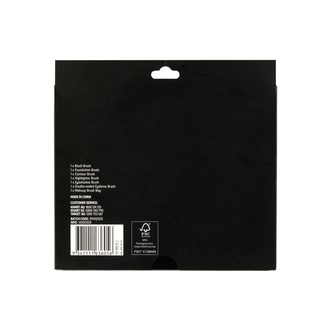 5 OXX Cosmetics 7 Piece Face & Eye Makeup Brush Set with Bag, 5 of 5