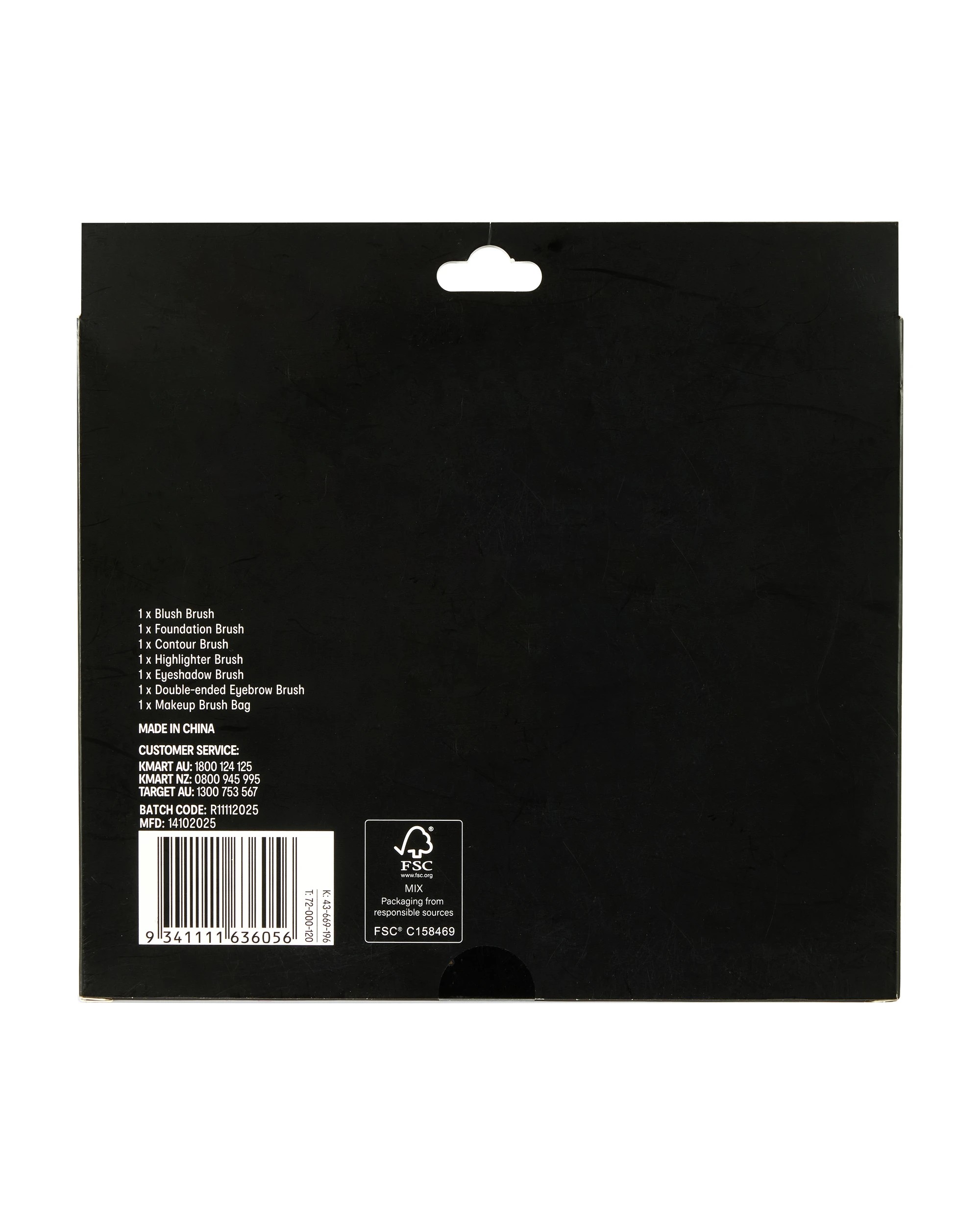 5 OXX Cosmetics 7 Piece Face & Eye Makeup Brush Set with Bag, 5 of 5