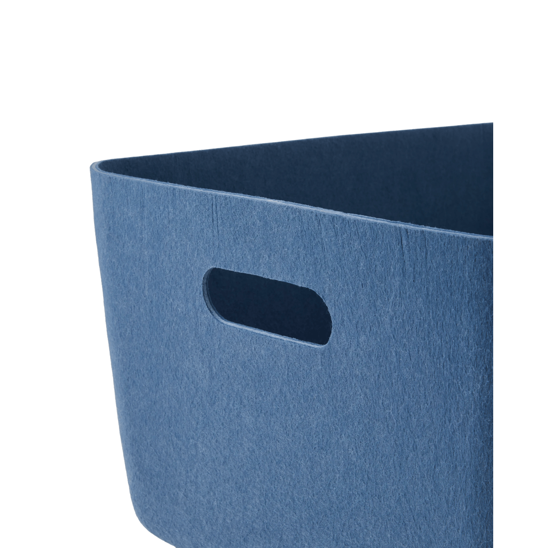 3 Moulded Felt Basket - Blue, 3 of 5
