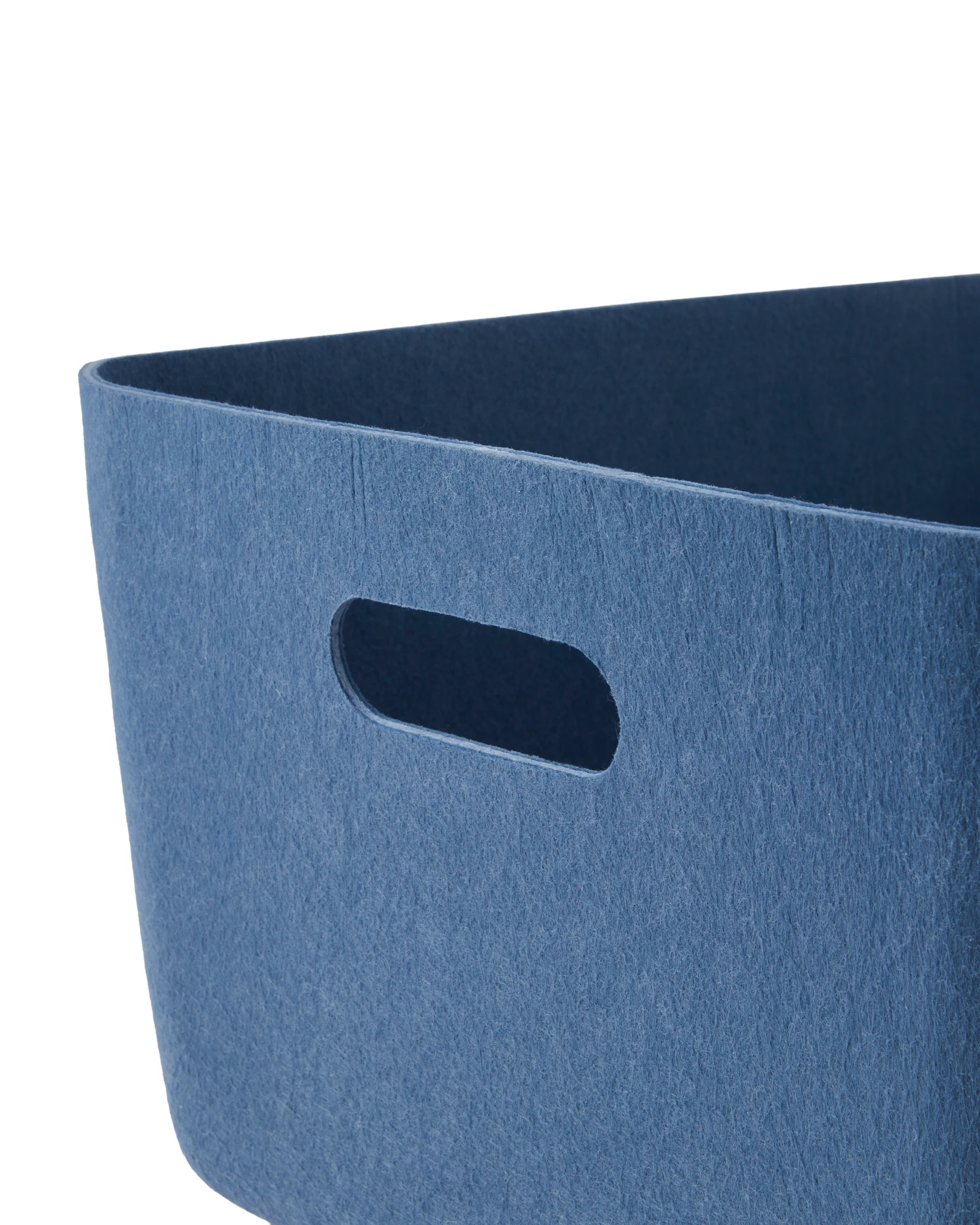 3 Moulded Felt Basket - Blue, 3 of 5