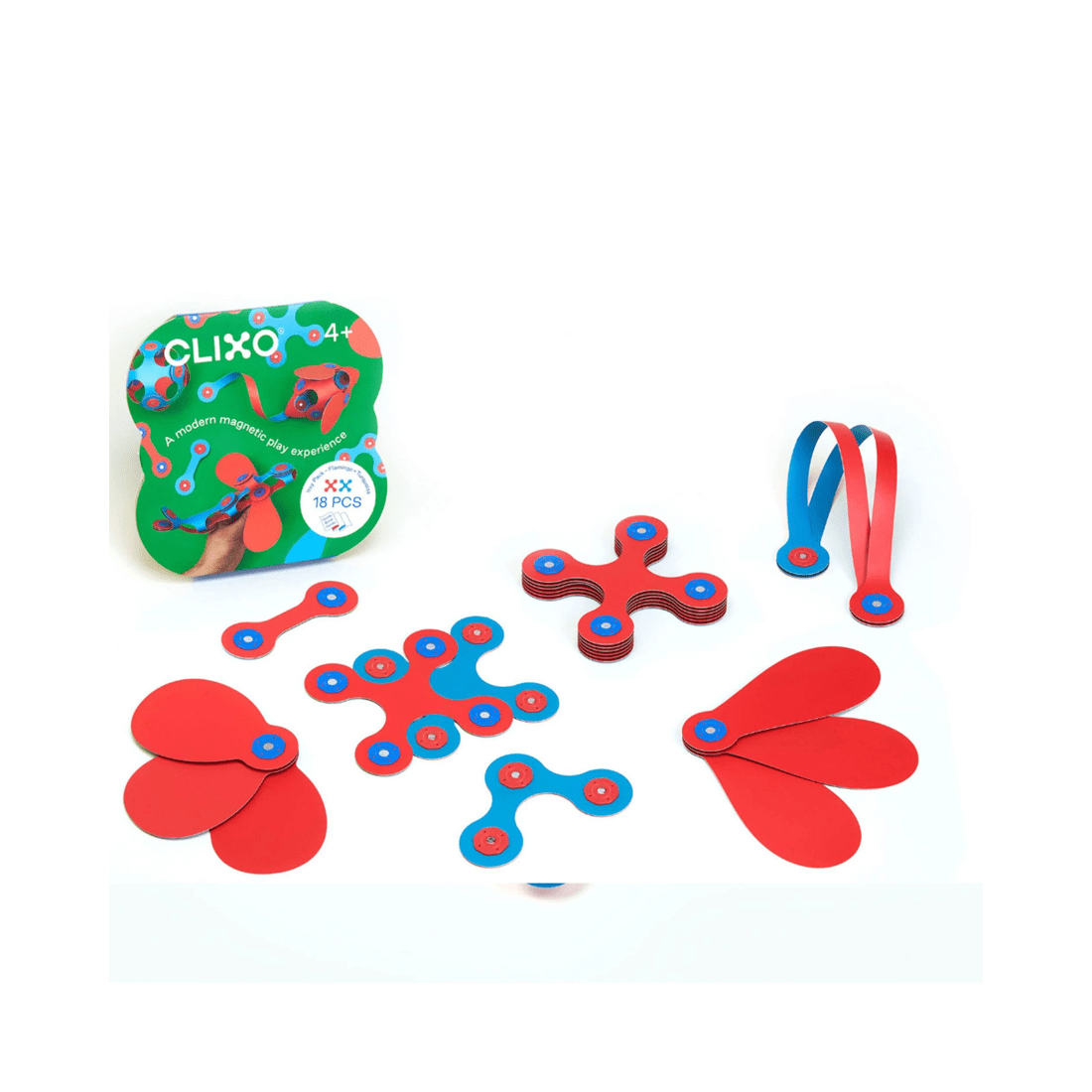 3 CLIXO Itsy Pack Flamingo/Turquoise, 3 of 3