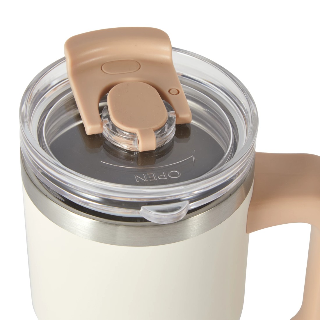 5 600ml Cream Tumbler with Handle, 5 of 8