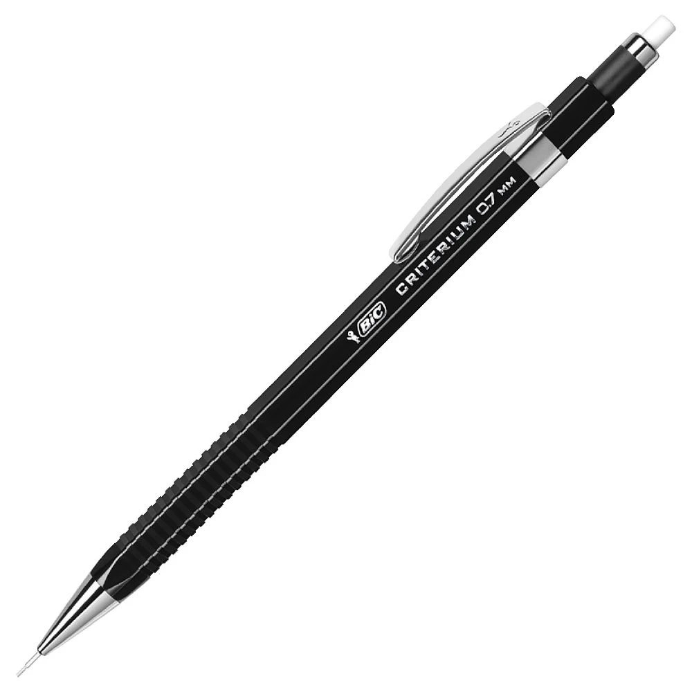 2 BIC Criterium Mechanical Pencil With 0.7mm Leads Black, 2 of 5