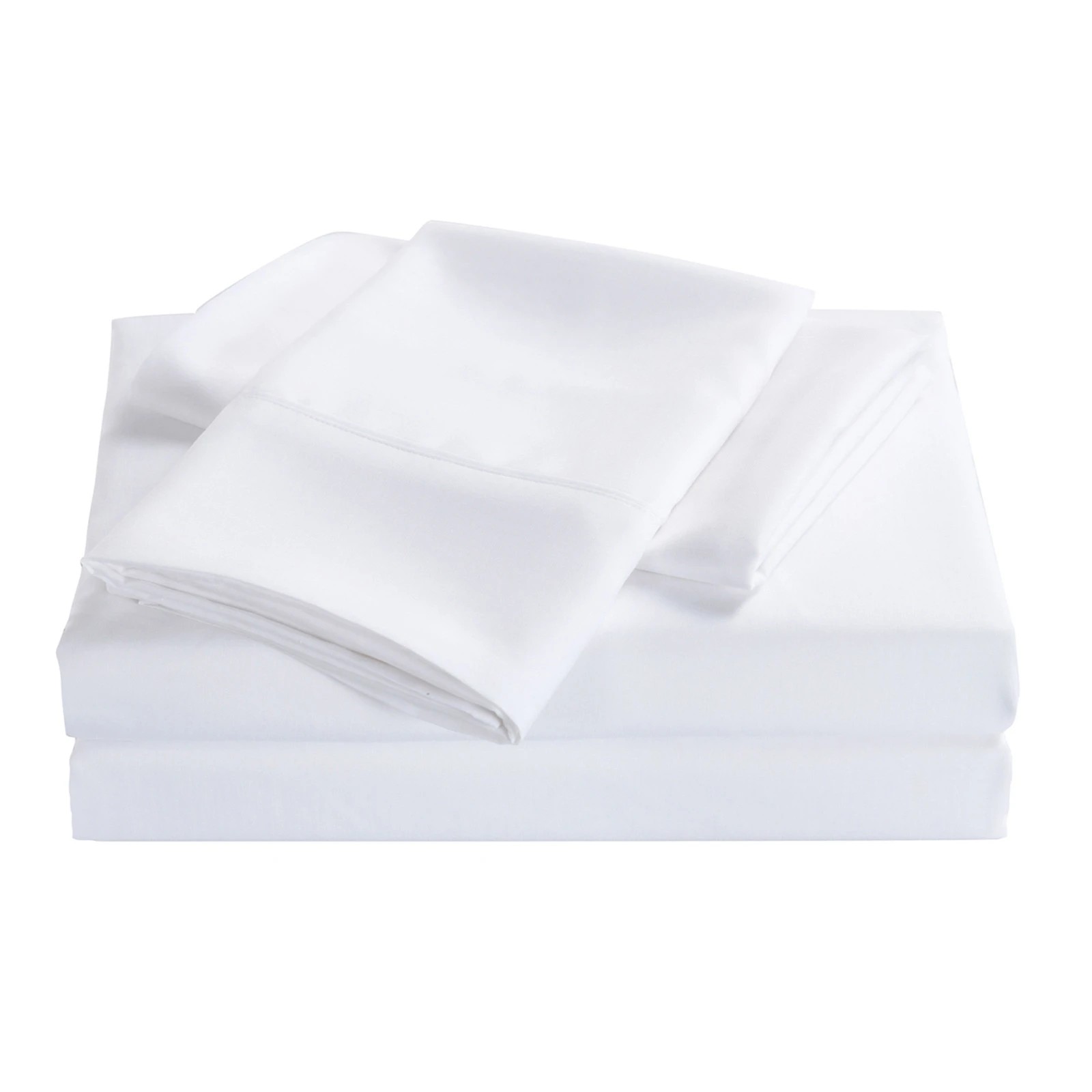 1 Royal Comfort 2000 Thread Count Bamboo Cooling Sheet Set Ultra Soft Bedding - Single Bed - White - Single Bed - White, 1 of 4