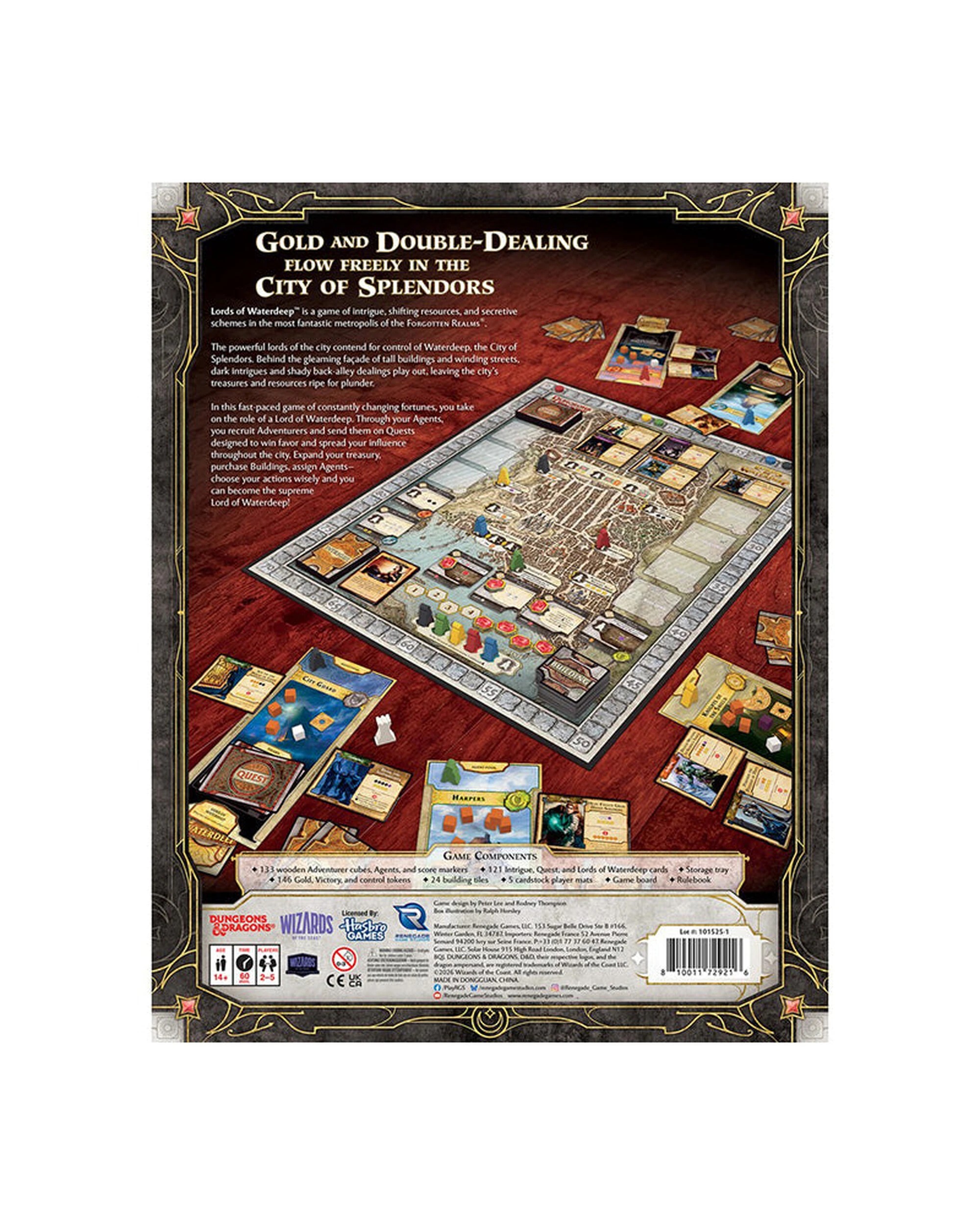 Renegade Games Studios Lords Of Waterdeep - Kmart