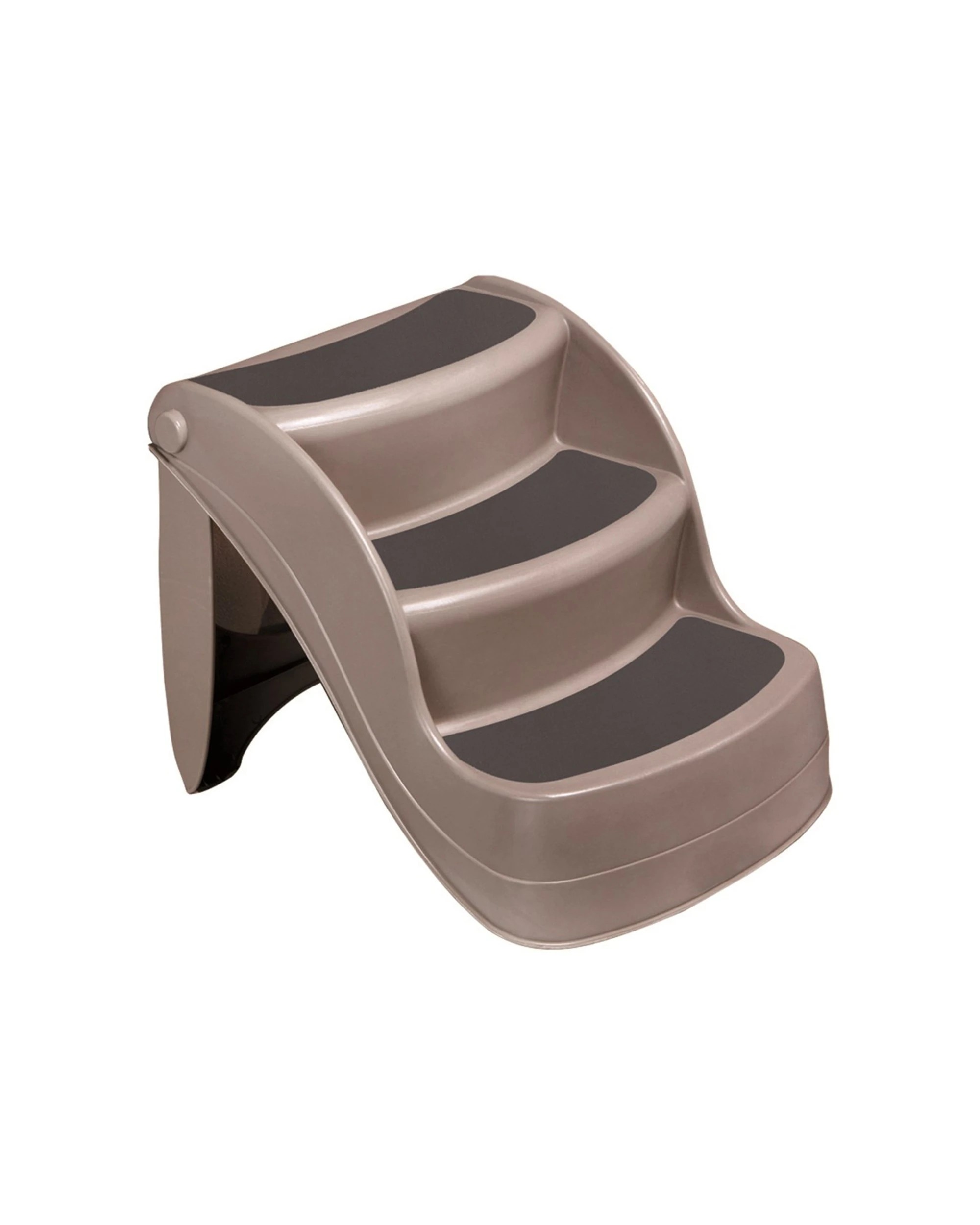 1 Paws And Claws 49cm Portable Foldable Dog Steps Non Slip For Pets - Indoor Use
 - Brown, 1 of 4