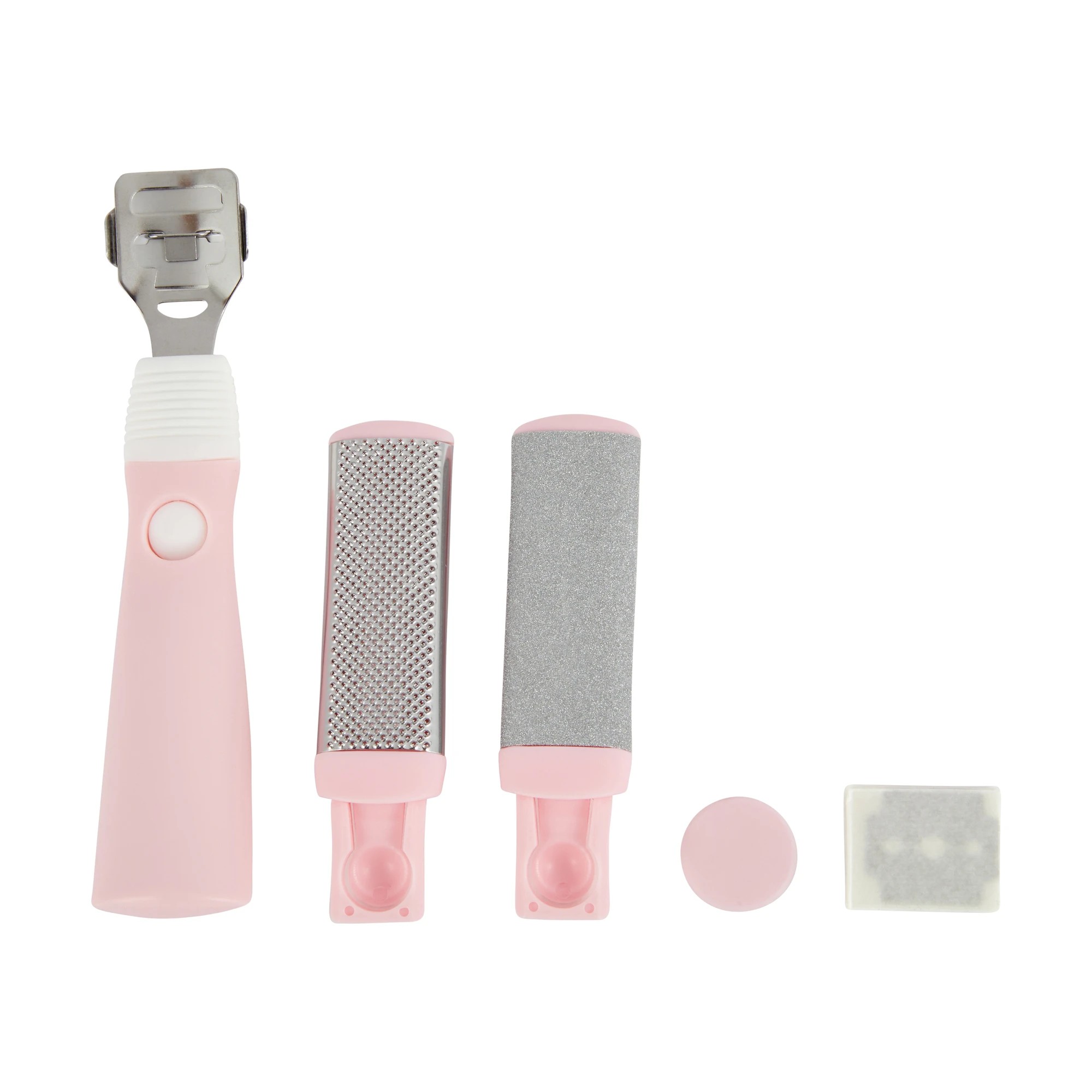 2 OXX Cosmetics Pedicure Foot File Set - Pink and White, 2 of 7