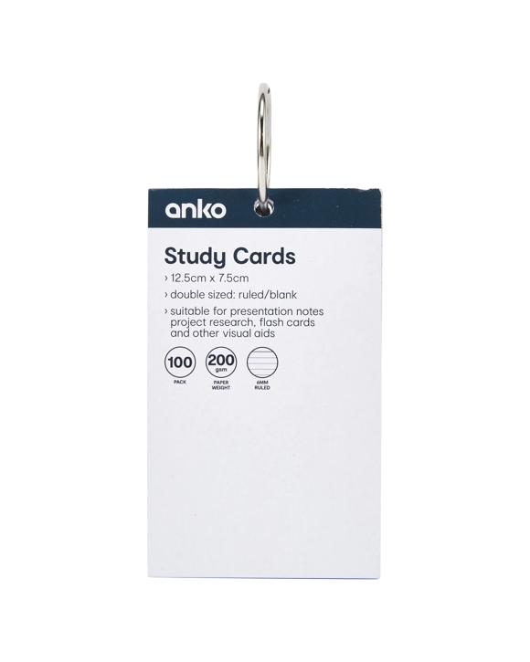 100 Pack Study Cards