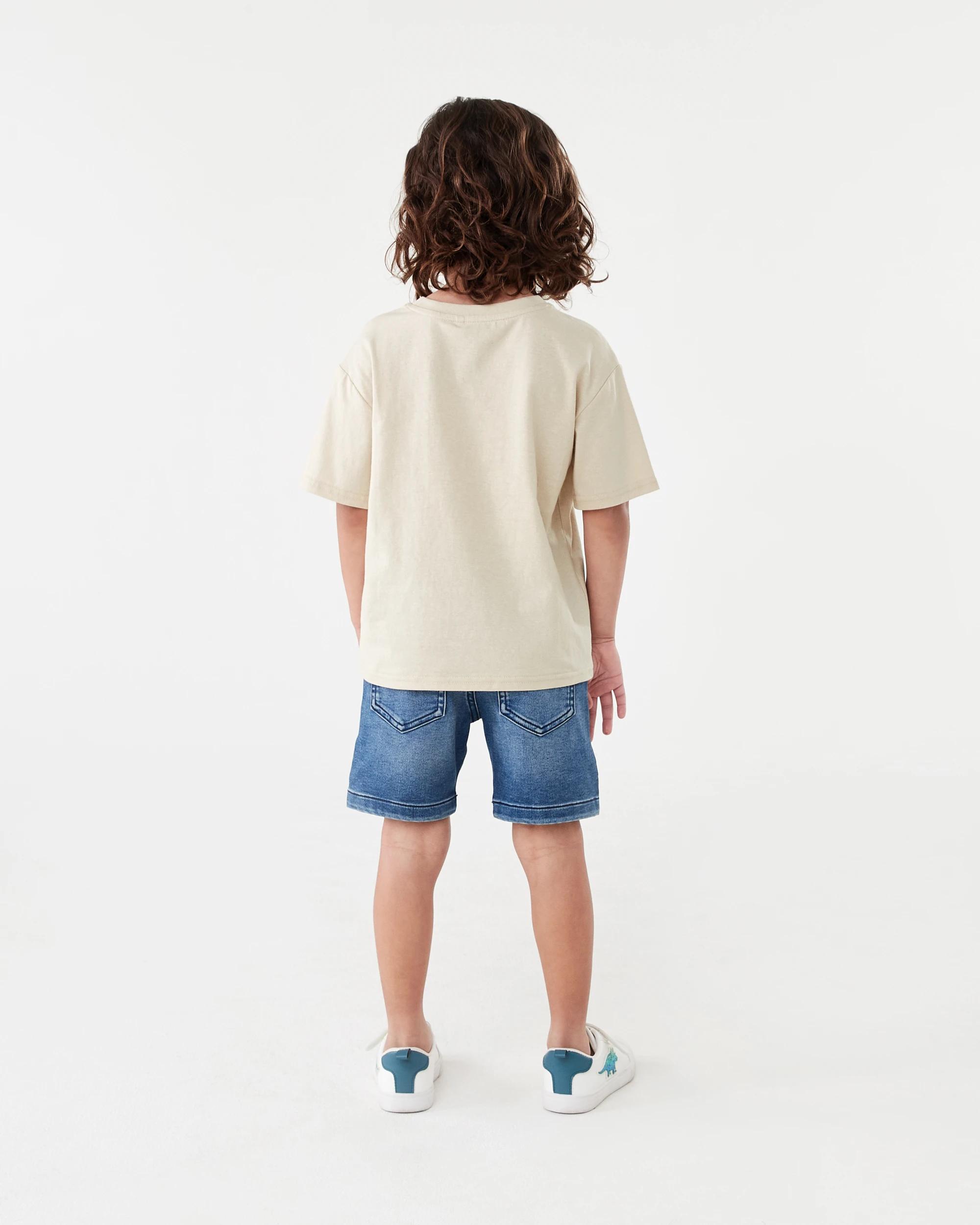 6 Chest Print T-shirt Bge Croc, 6 of 6