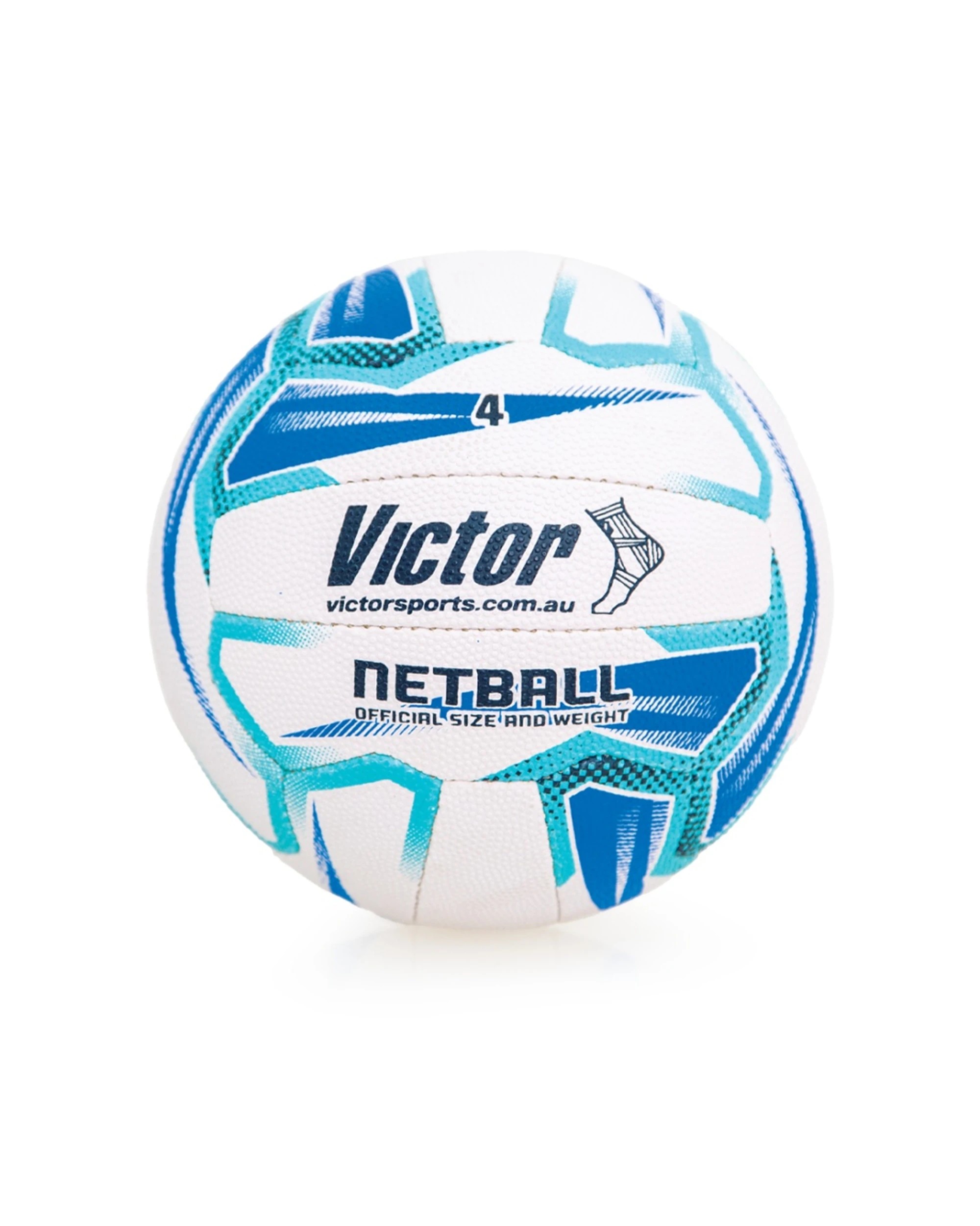 1 Victor Sports Pro Netball Synthetic Rubber Training Ball Durable Size 4 - Multi, 1 of 3