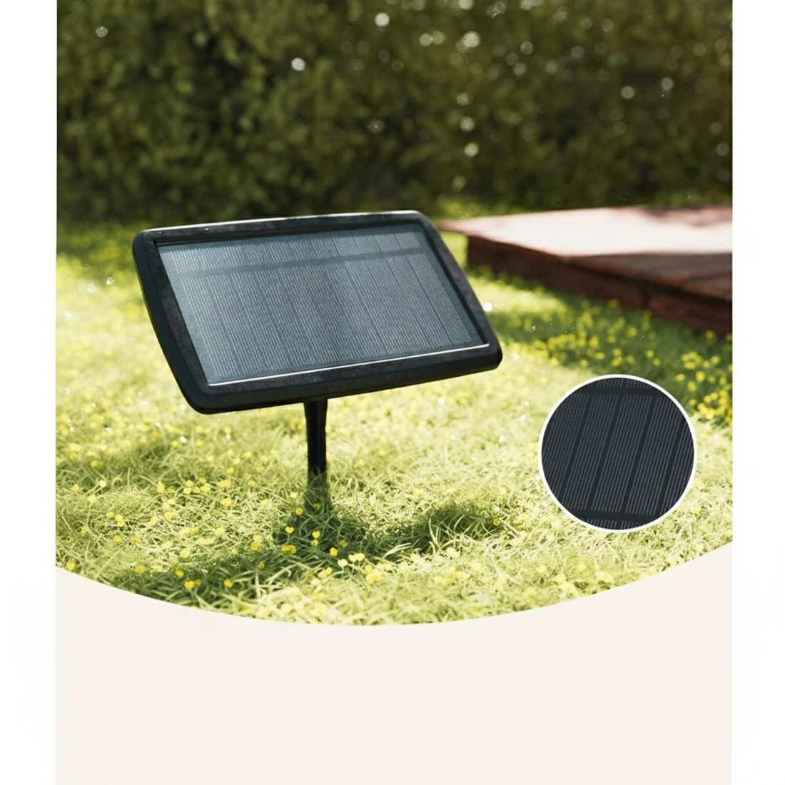 3 23m Solar Festoon Lights Outdoor LED String Light Christmas Party - Black, 3 of 4