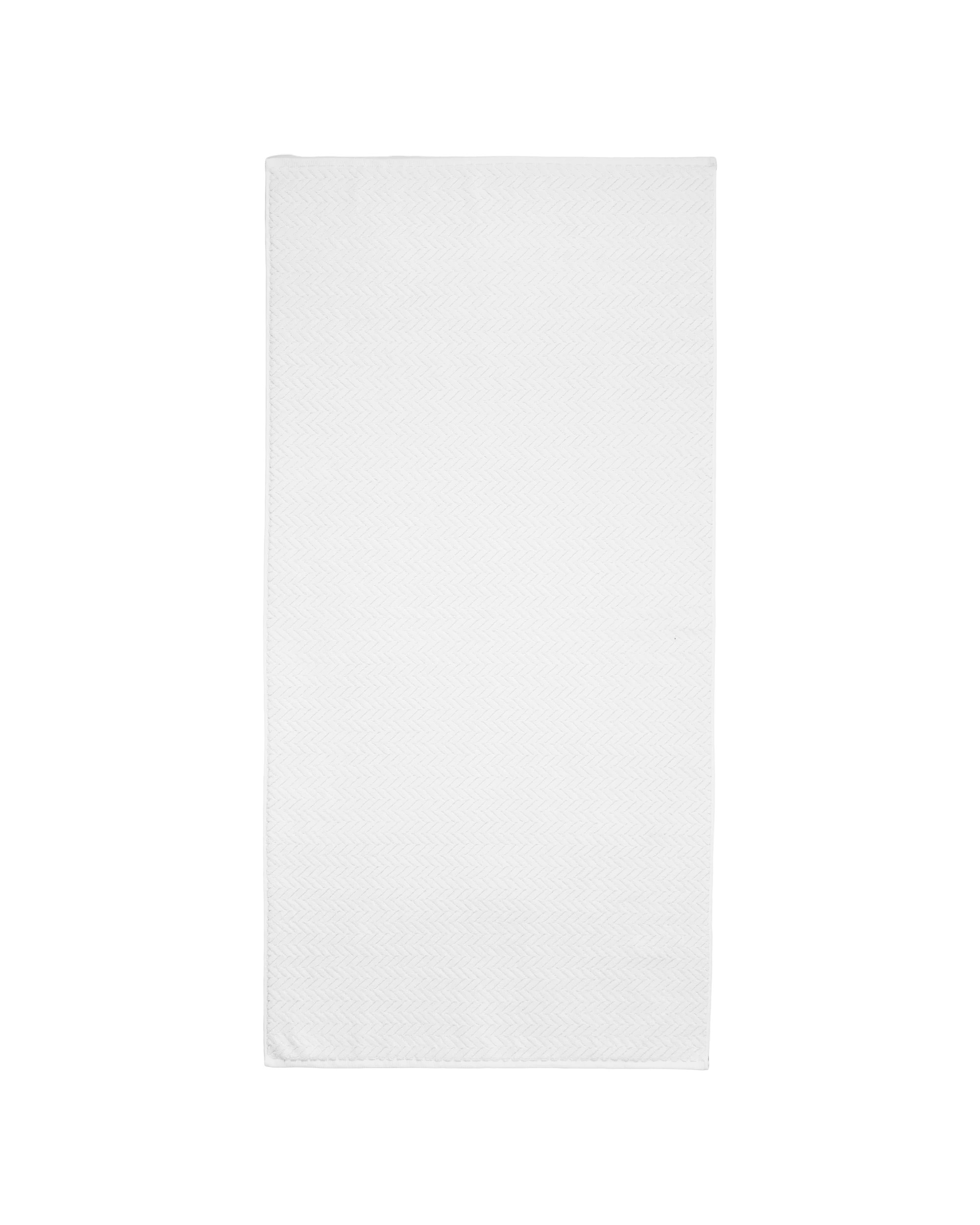 3 Chevron Cotton Bath Towel - White, 3 of 6