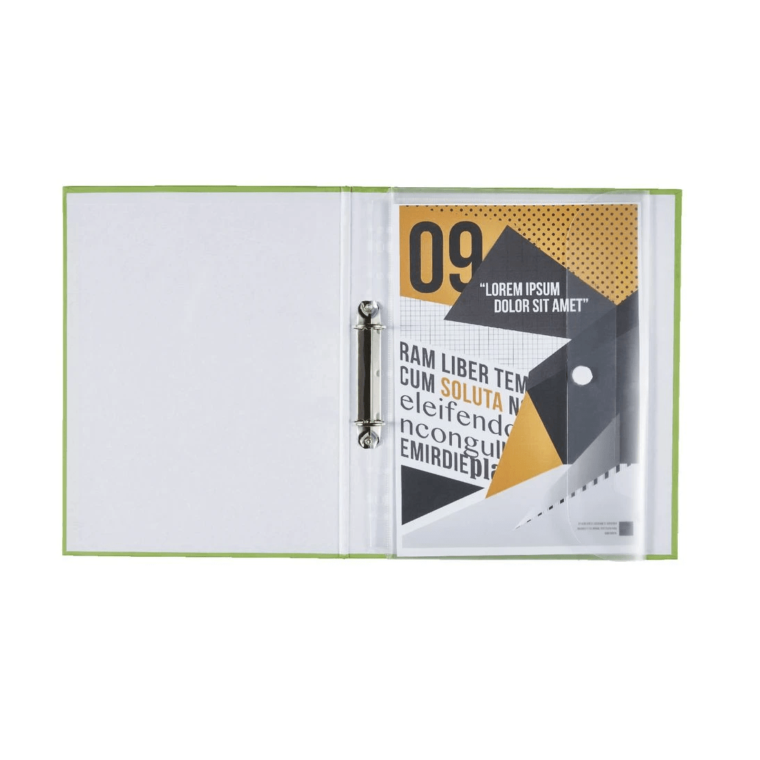 2 J.Burrows Binder Document Wallet A4 Clear 3 Pack, 2 of 4