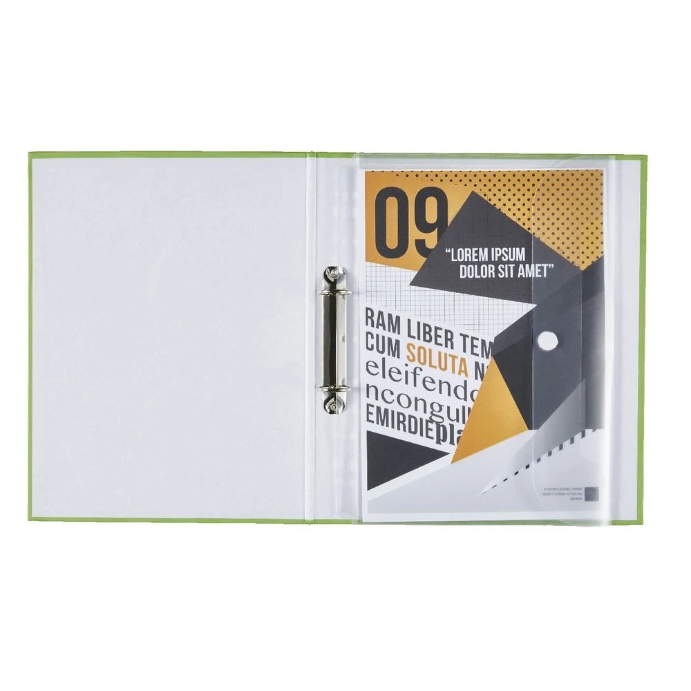 2 J.Burrows Binder Document Wallet A4 Clear 3 Pack, 2 of 4