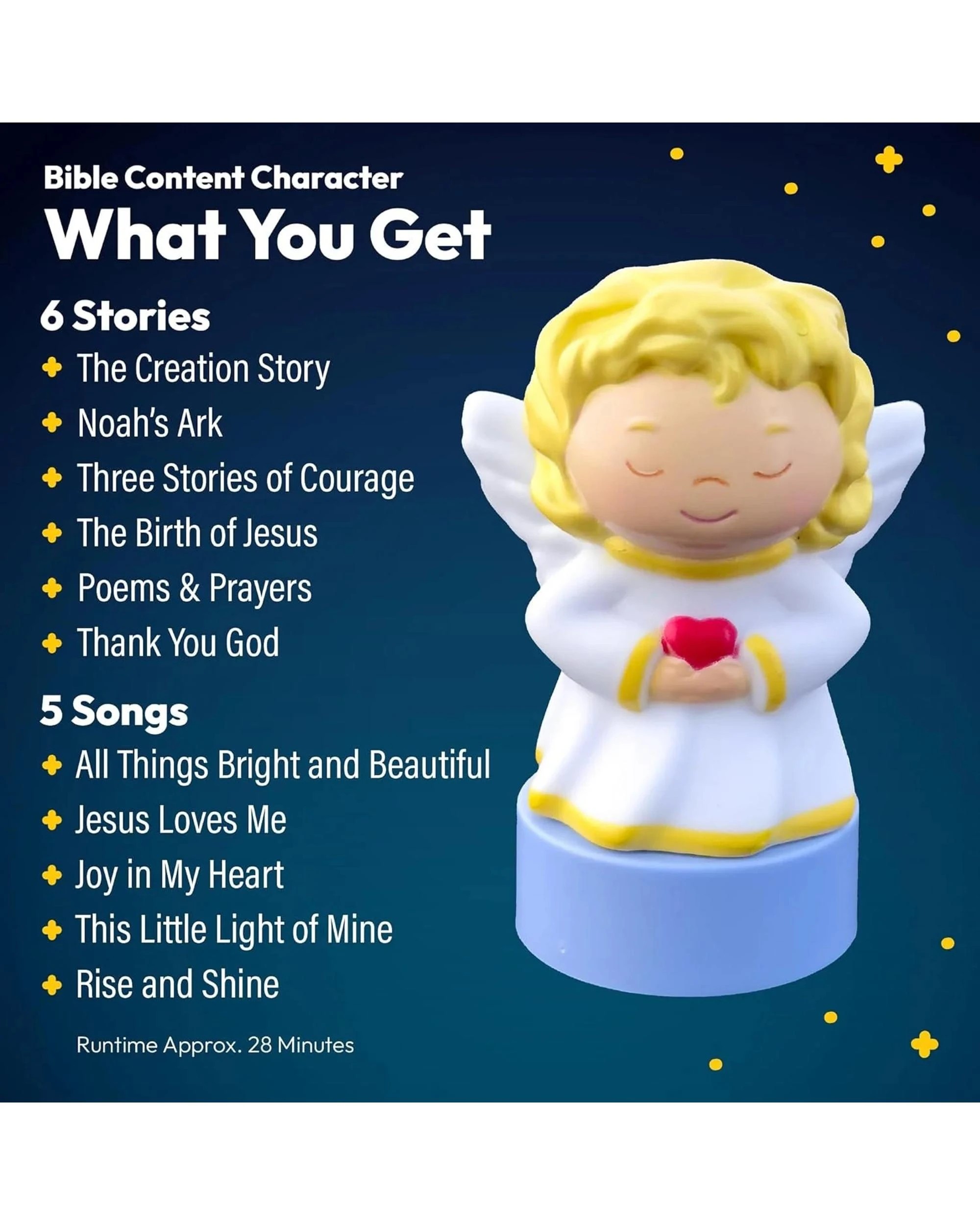 4 Luna Storytime Projector Bible Stories Angel Content Character, 4 of 5