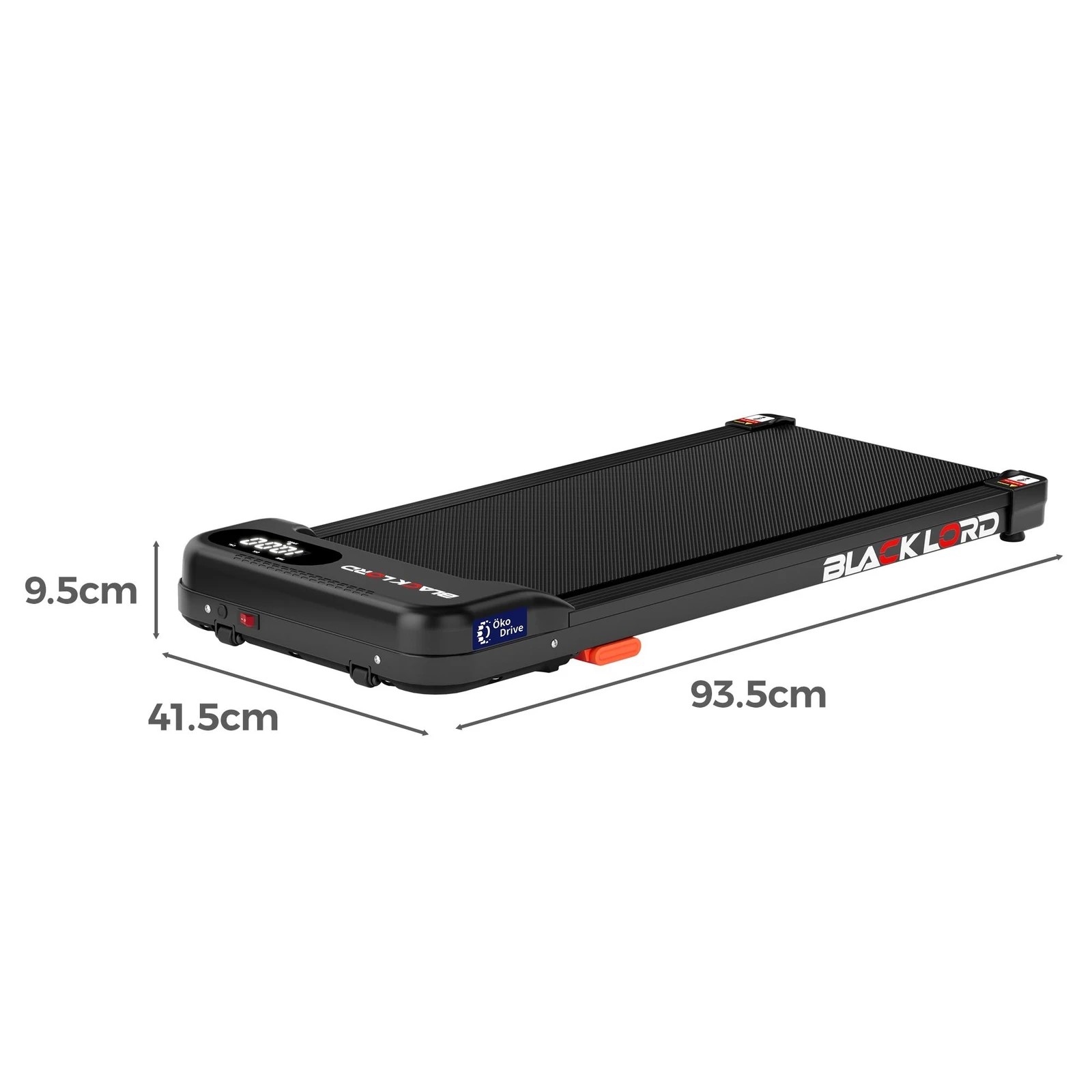 3 Black Lord Treadmill Electric Walking Pad Home Gym Incline Magnetic Remote - Black, 3 of 10