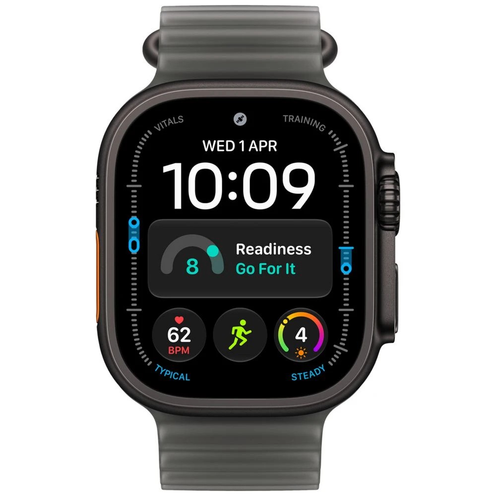 2 Apple Watch Ultra 4 Black Titanium 49mm Ocean Band, 2 of 9