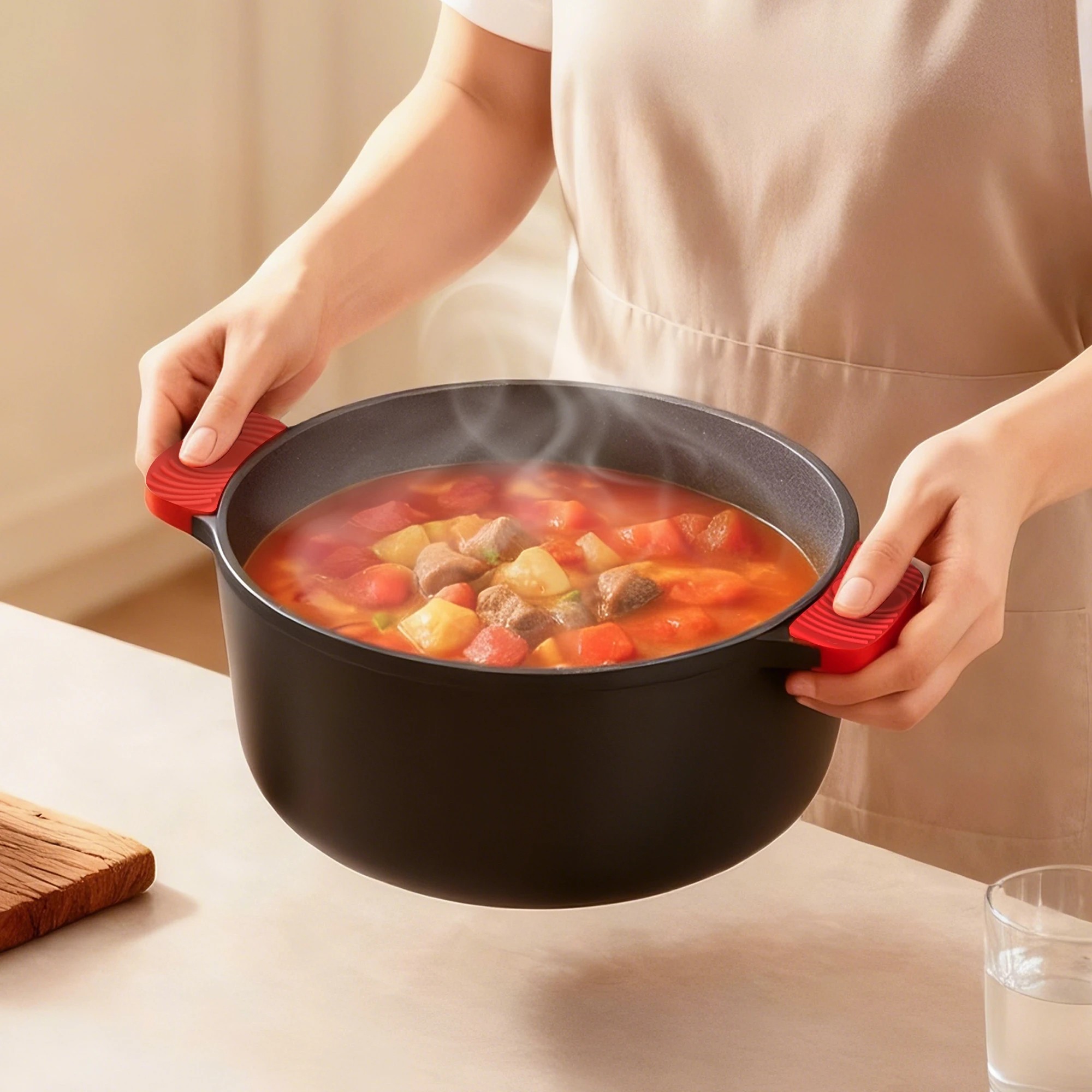 8 Toque 6.6L Cast Iron Dutch Oven, 8 of 9