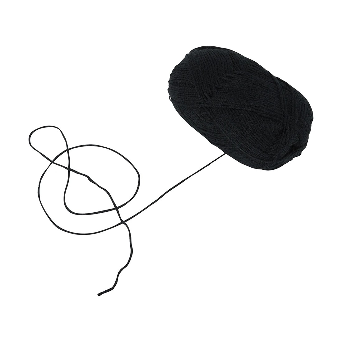 4 8 Ply Classic Acrylic Yarn - Black, 4 of 6