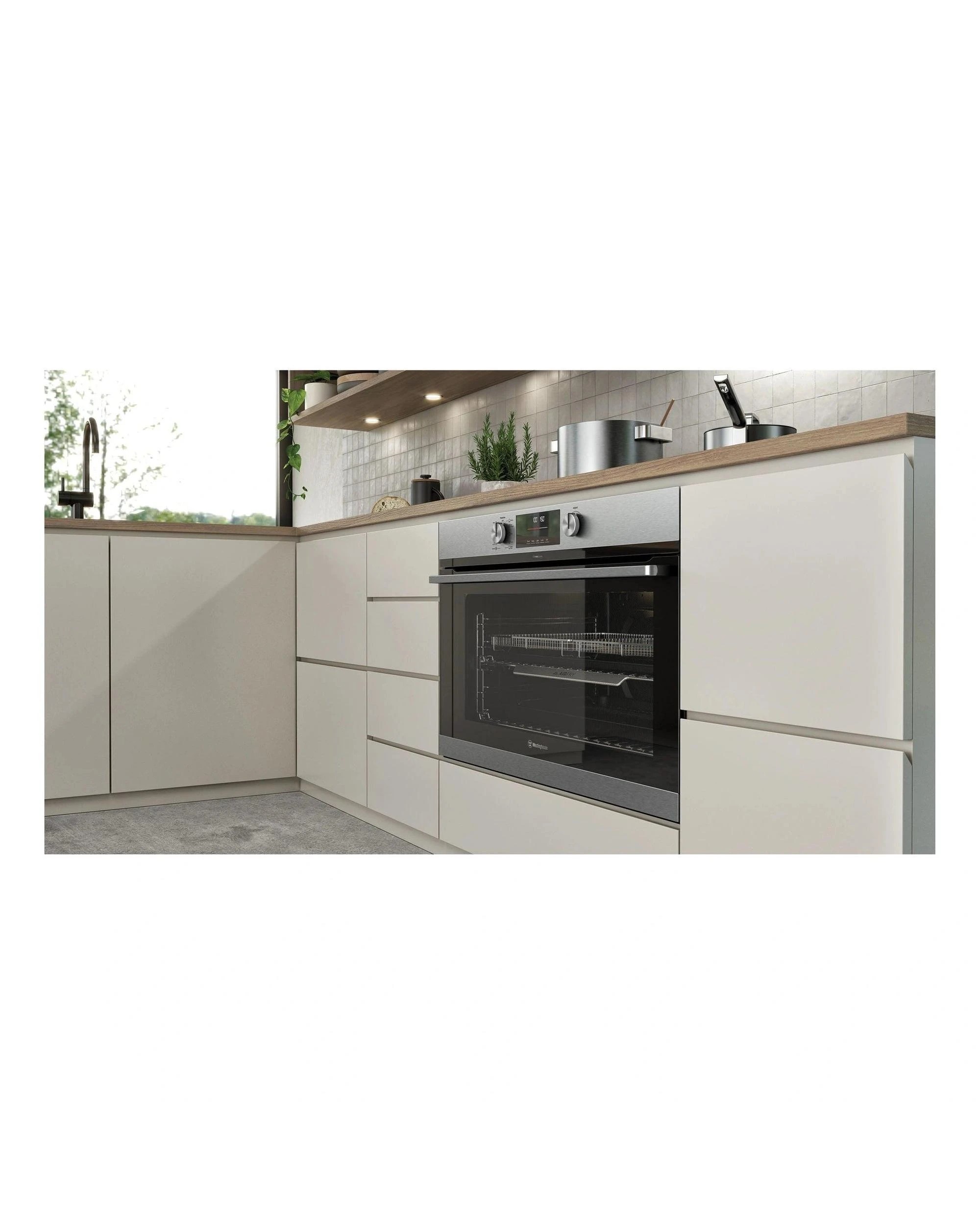 6 Westinghouse WVEP9716SD 90cm Multi-Function Pyrolytic Oven with Air Fry Stainless Steel - Silver, 6 of 7