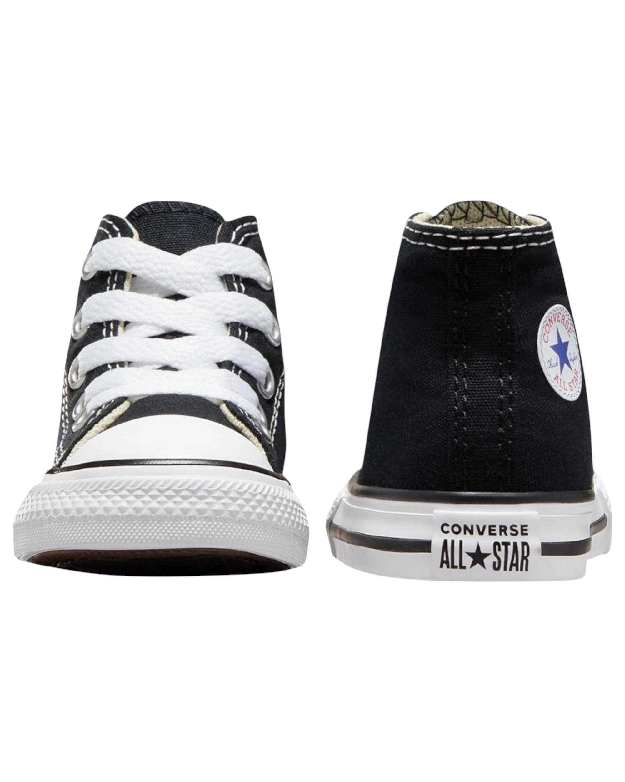 5 Converse Unisex Toddler Chuck Taylor All Star Black High Top Casual Shoes BLACK, 5 of 7