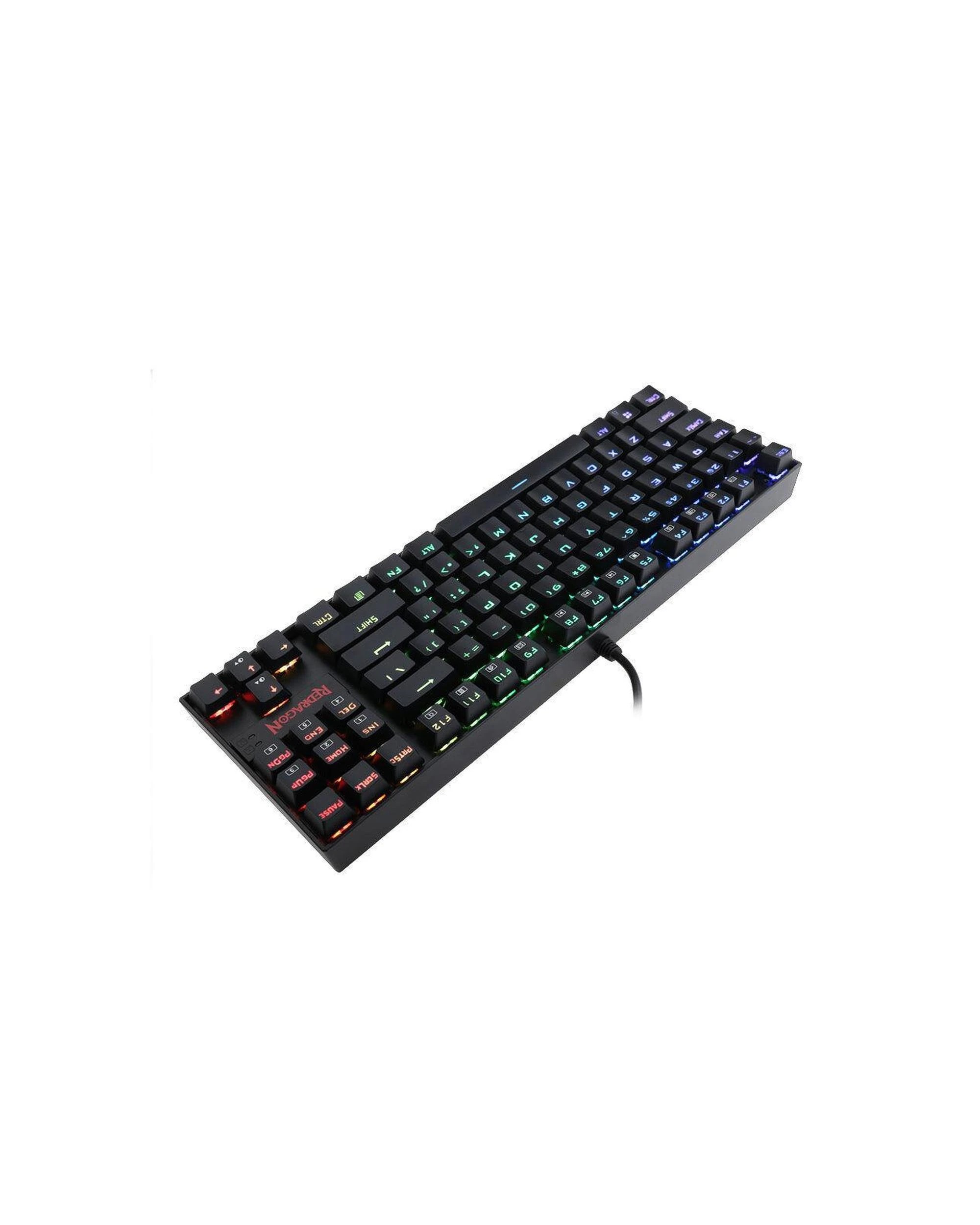 6 Redragon K552RGB2 Kumara Black 80% Wired Mechanical Keyboard, 6 of 8