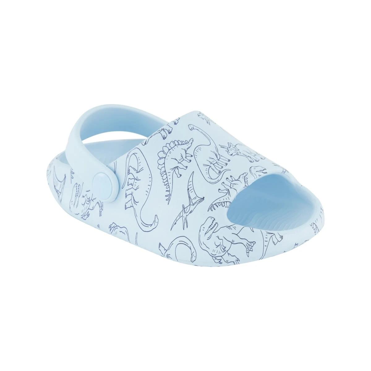 1 Junior Moulded Slides Dino Blue, 1 of 4
