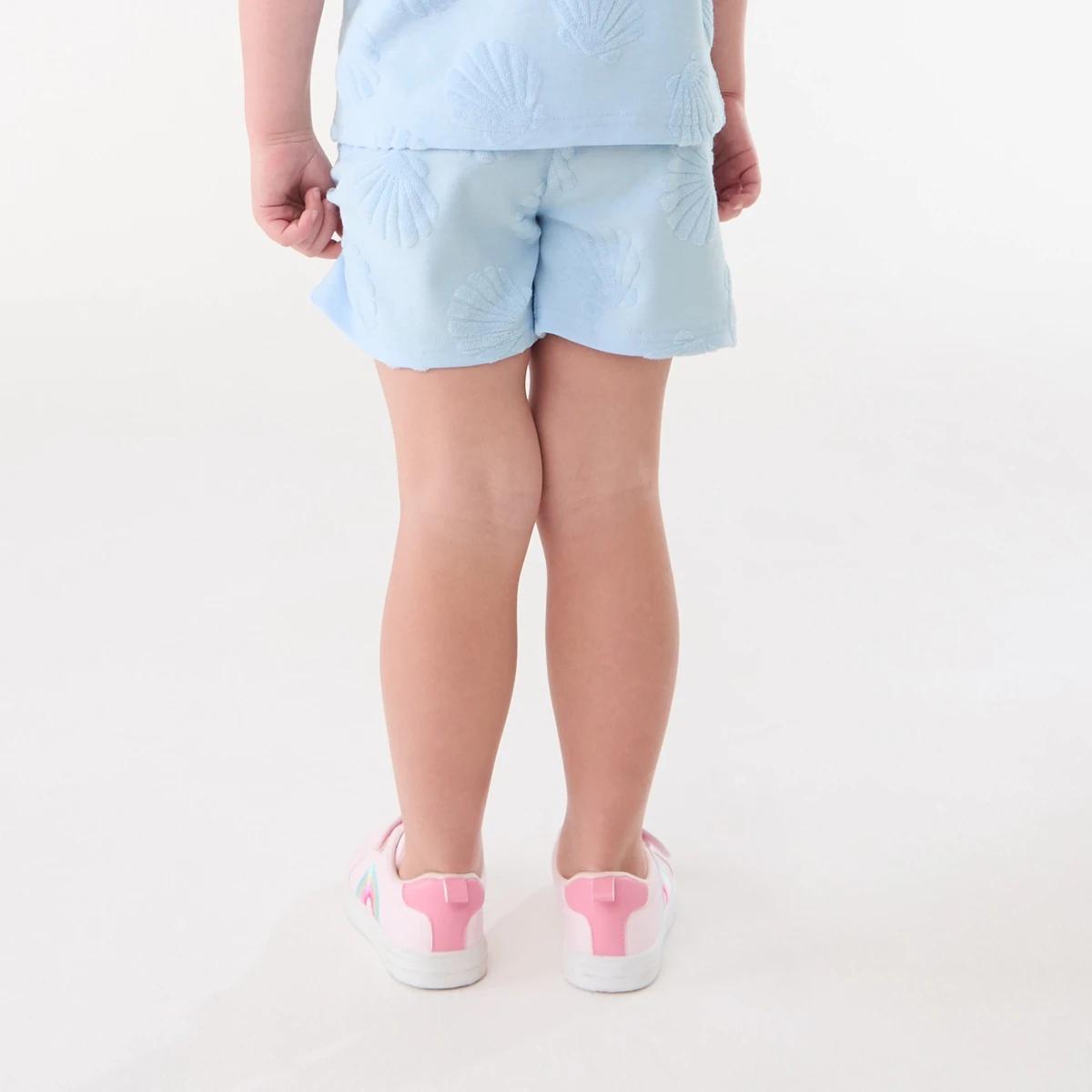 2 Texture Shorts SHELL TERRY ICE BLUE, 2 of 6