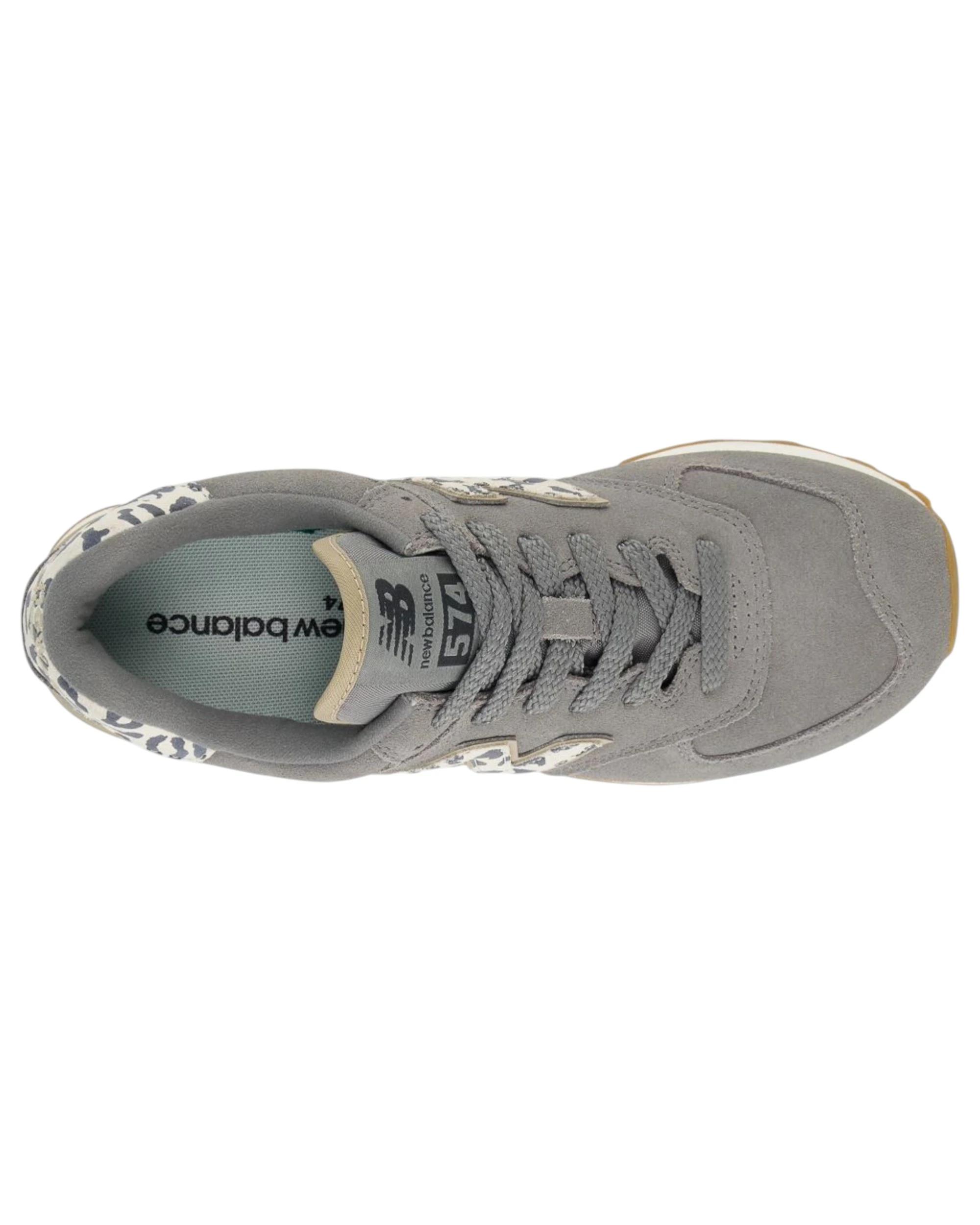 5 New Balance Womens 574 Grey Multi Athletic Shoes GREY MULTI, 5 of 5