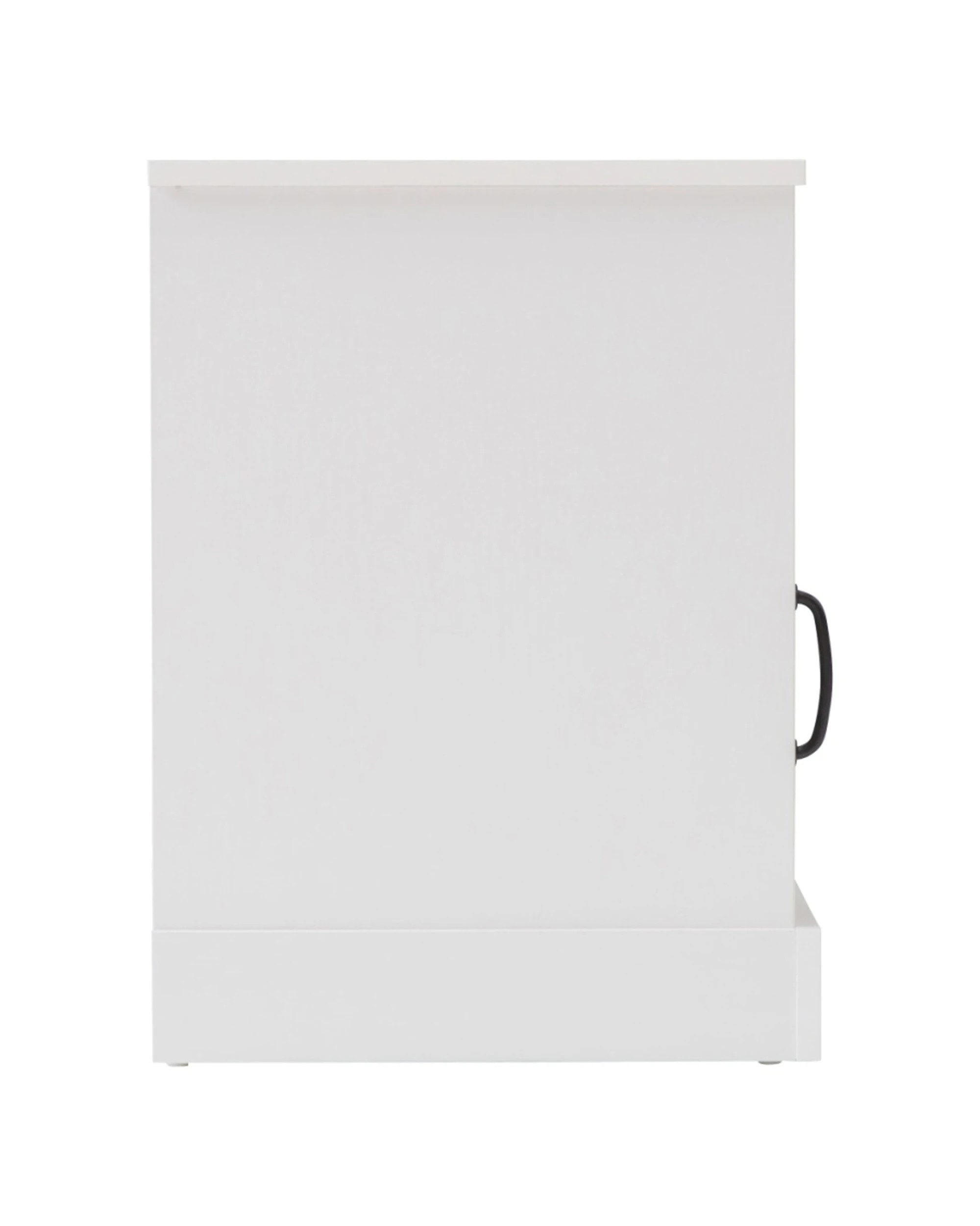 5 Alpine Bay Hamptons 1 Shelf & Door Bedside Table Decor Scratch Resistant 48x40.5x55cm - White, 5 of 9