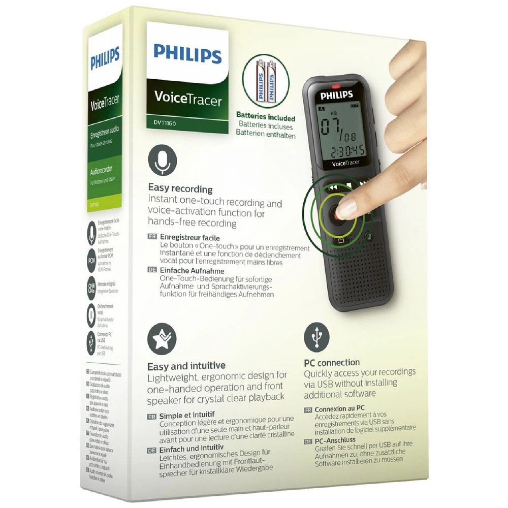 8 Philips DVT1600 Audio Recorder Pen with Sembly AI, 8 of 10