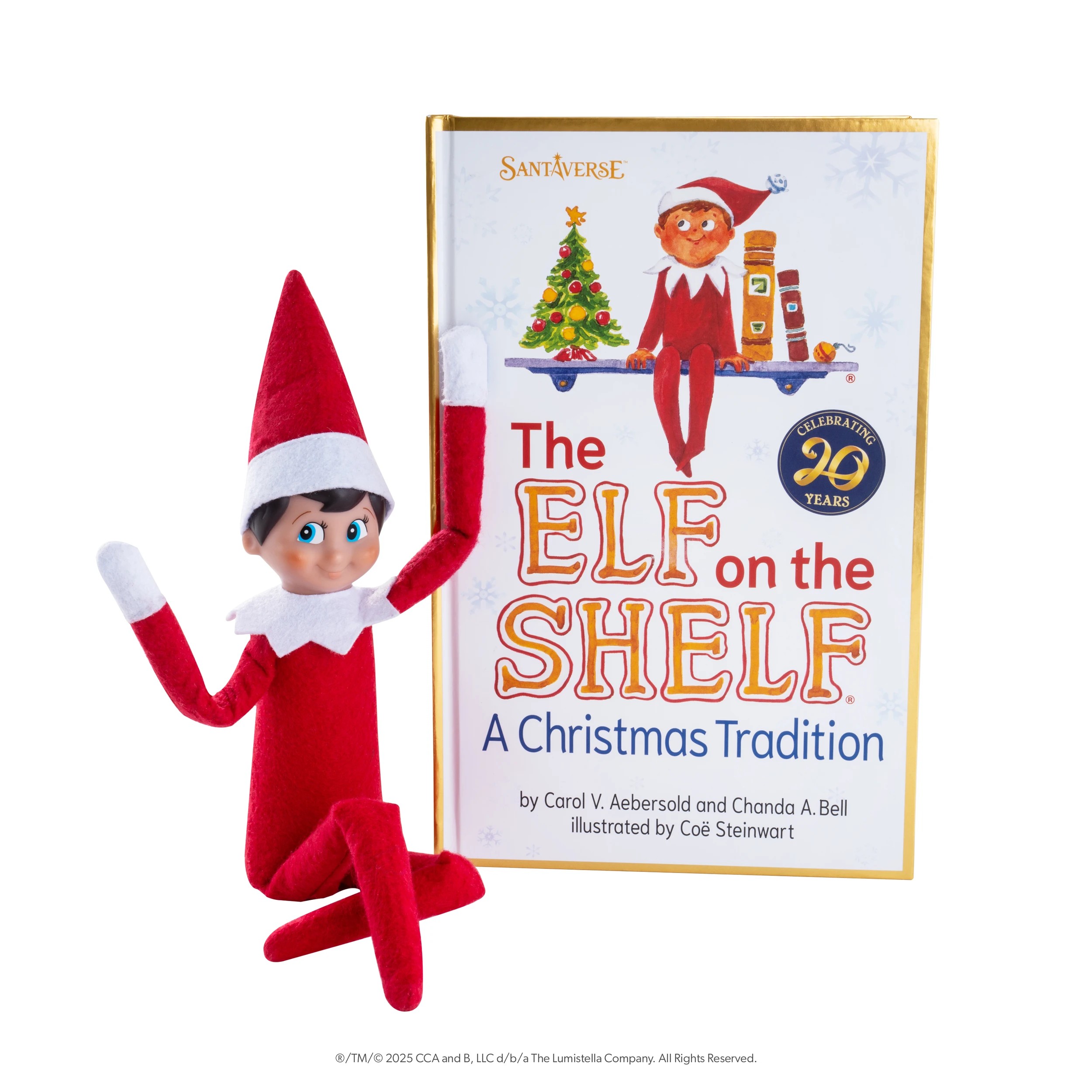 5 The Elf on the Shelf: A Christmas Tradition by Carol V. Aebersold and Chanda A. Bell - Book, 5 of 6