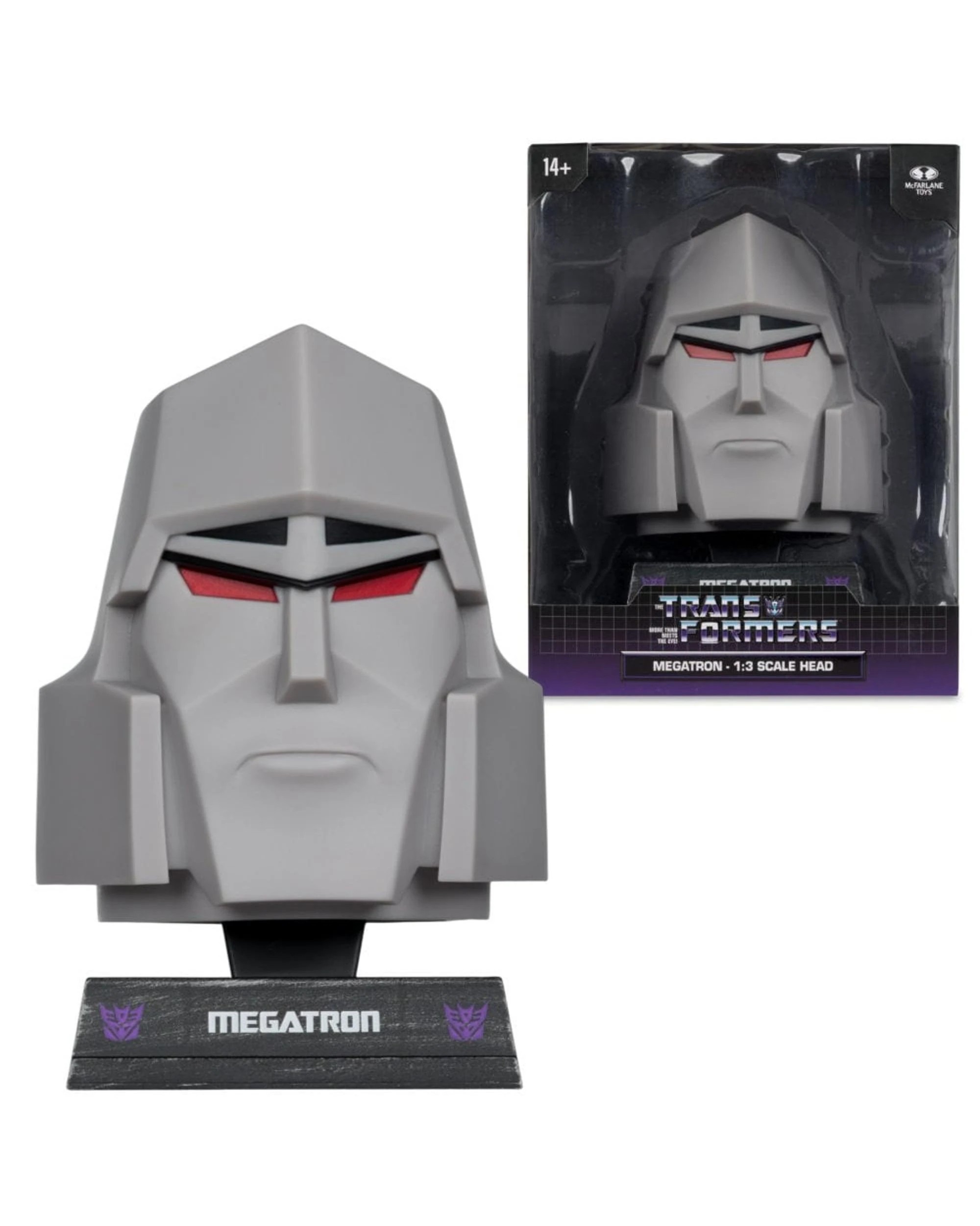 1 McFarlane Transformers Megatron 1:3 Scale Head Replica, 1 of 8