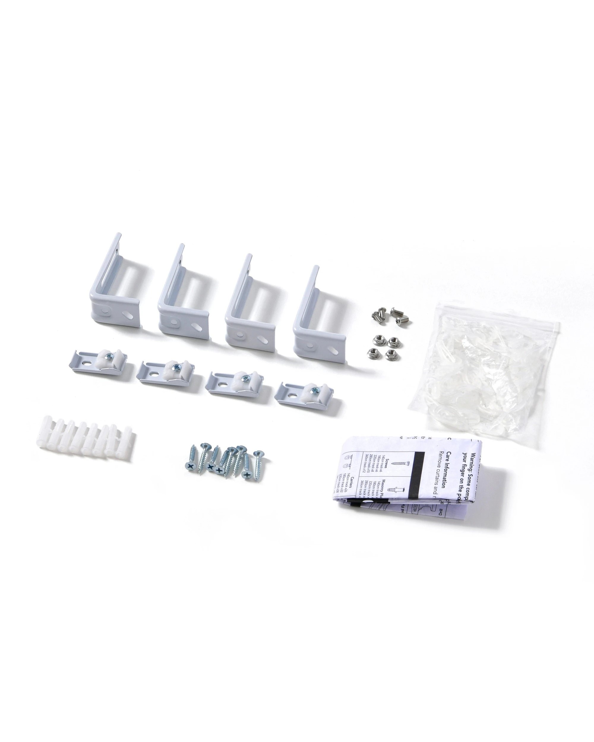 5 Cadence & Co. S-Fold Curtain Track Set 220cm + S-Fold Wand - White, 5 of 5