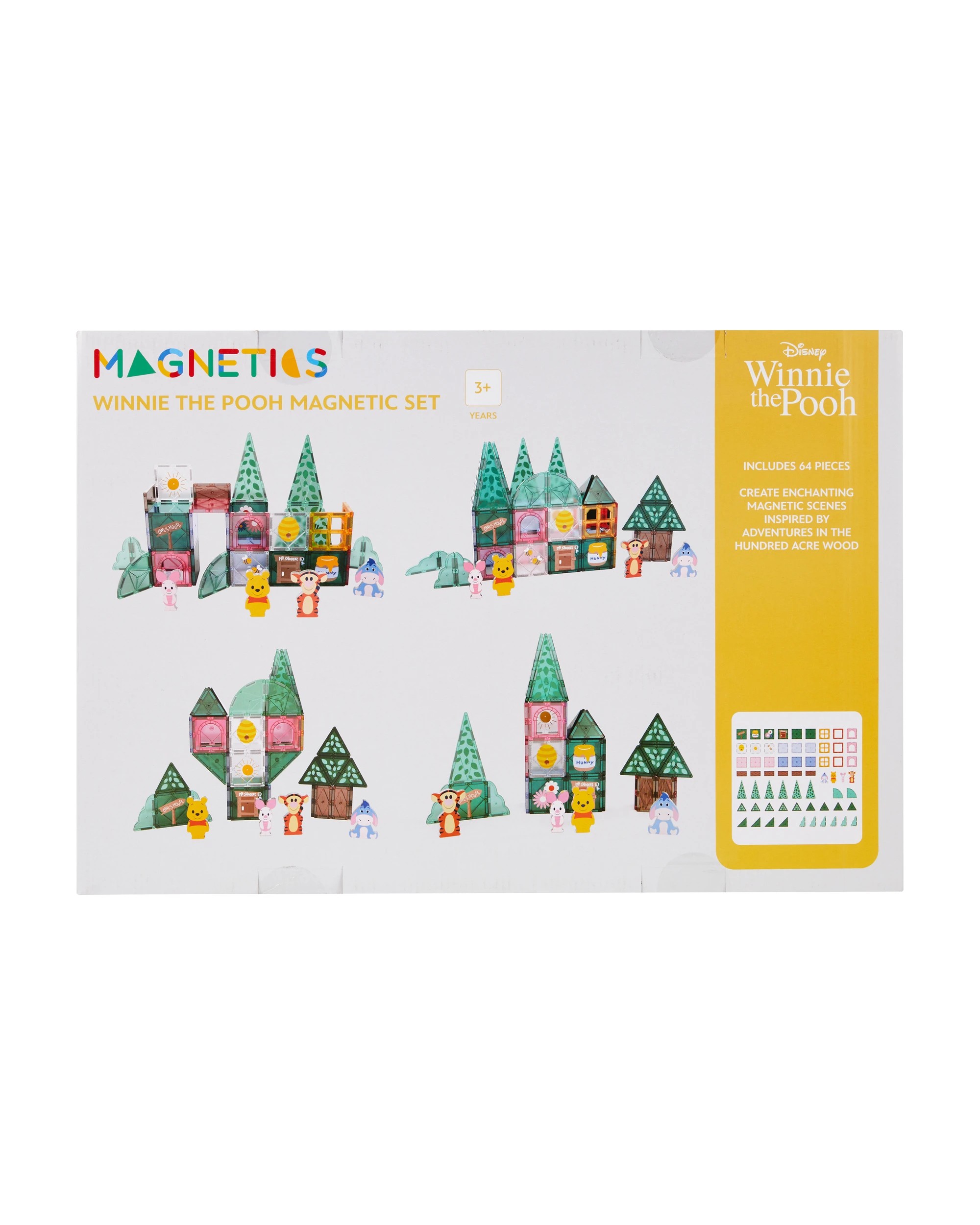 7 64 Piece Disney Winnie The Pooh Magnetic Set, 7 of 7