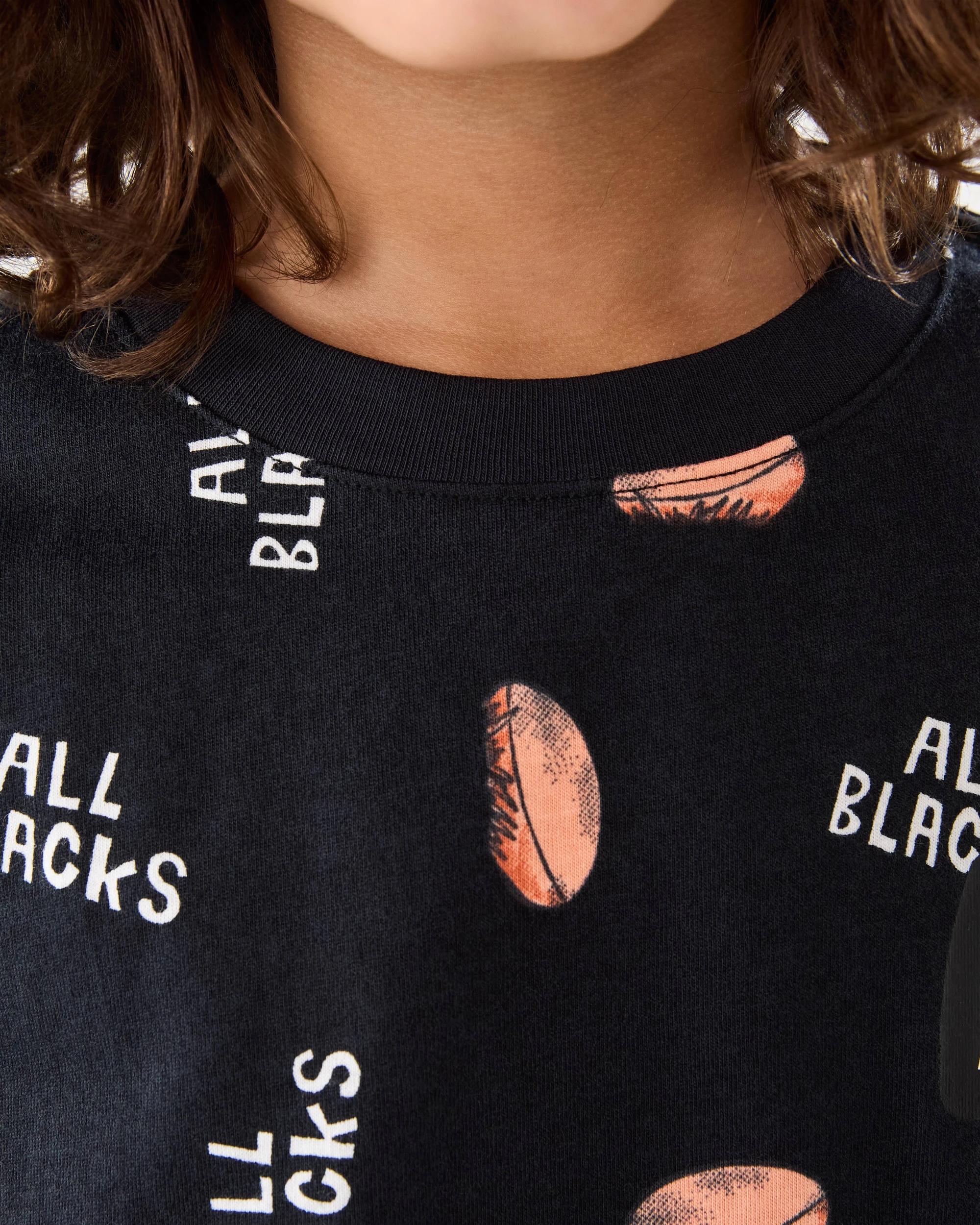 3 All Blacks Kids T-shirt Black, 3 of 8