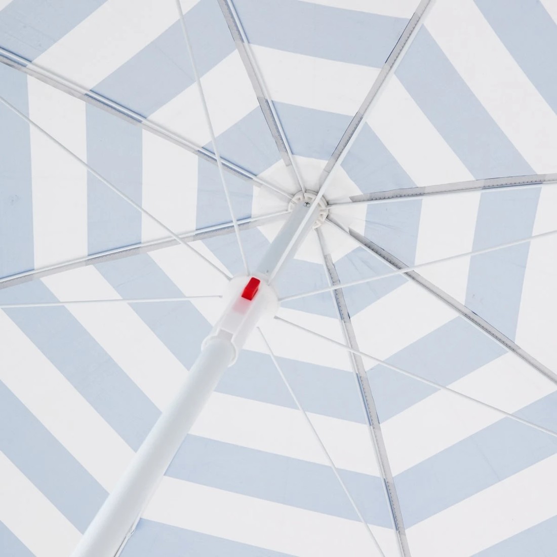 6 Beach Umbrella - Blue Stripe, 6 of 8