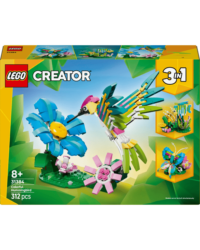 LEGO Creator 3 in 1 Wild Animals: Colourful Hummingbird 3