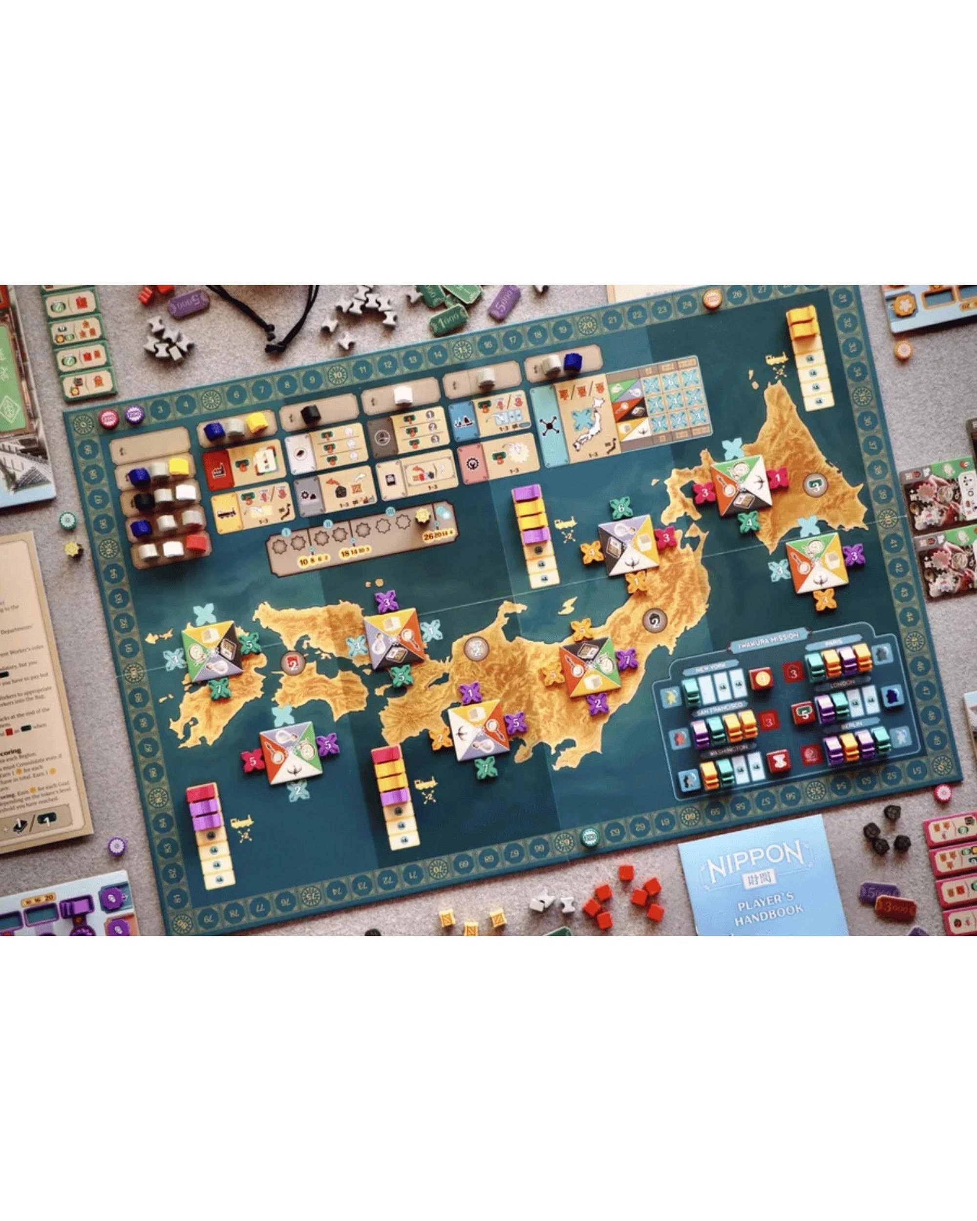 2 Nippon: Zaibatsu Board Game, 2 of 10