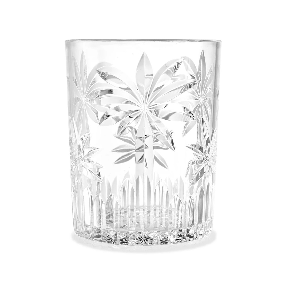2 4 Clear Palm Acrylic Tumblers, 2 of 6