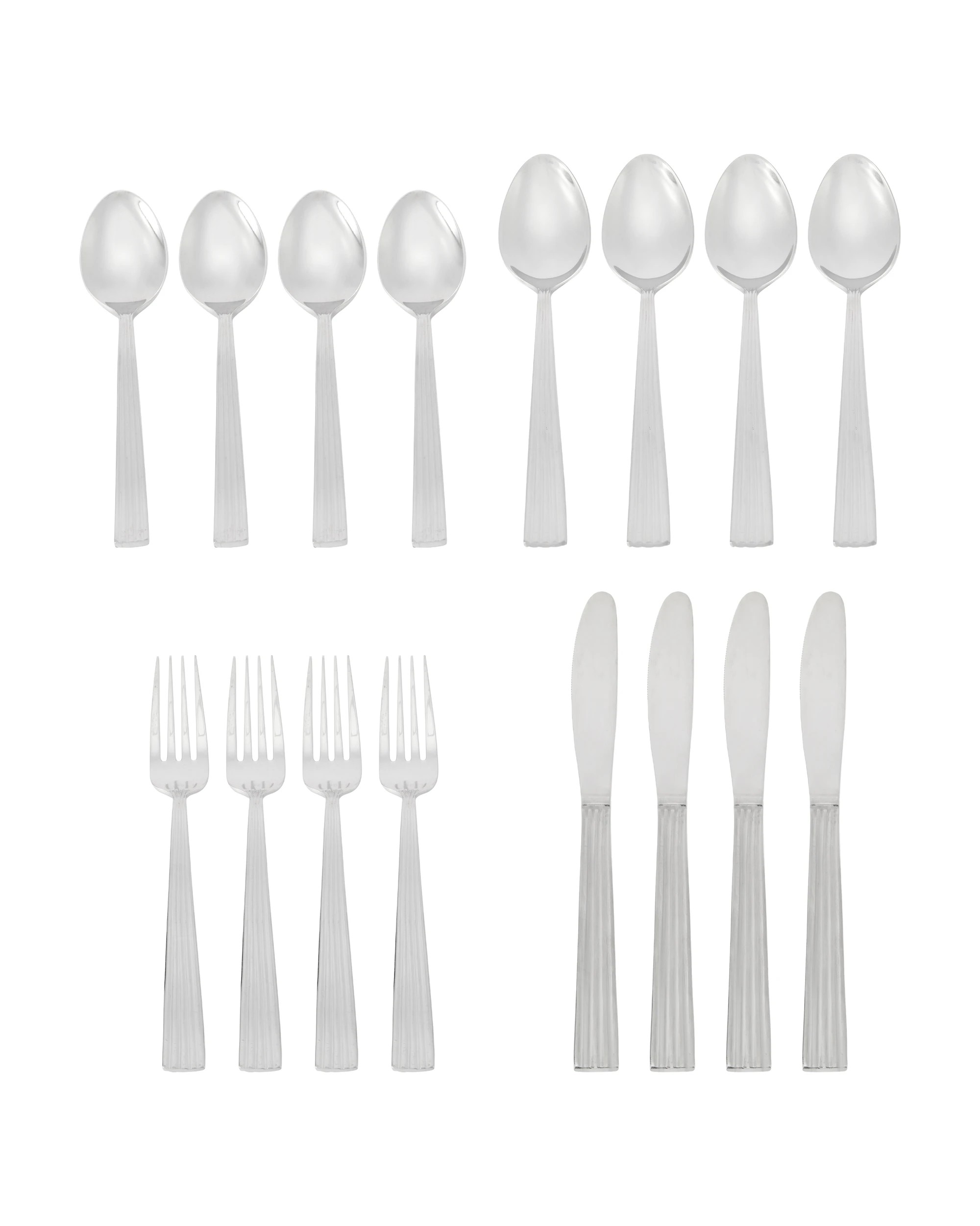 4 16 Piece Linear Cutlery Set, 4 of 5