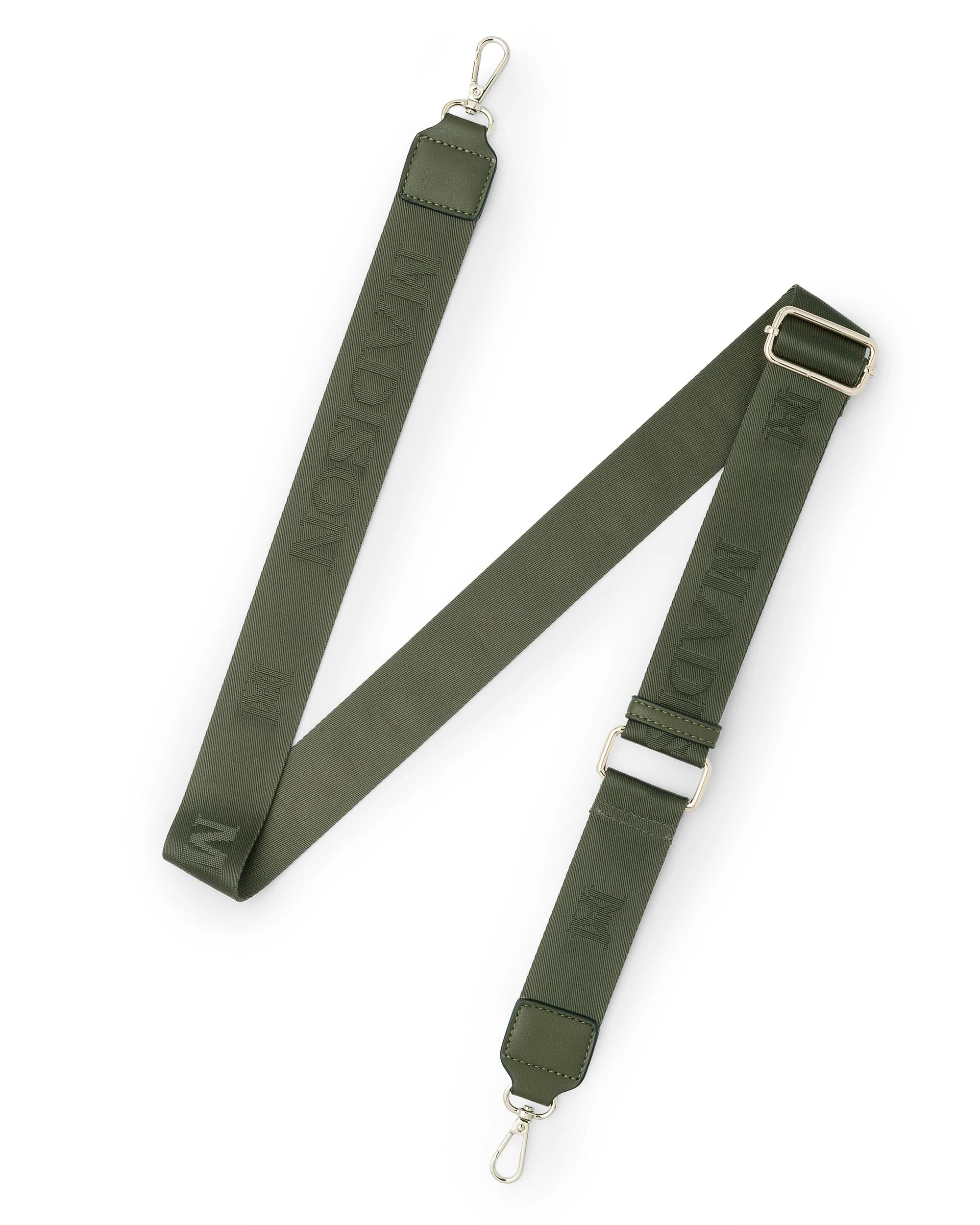 5 Madison Accessories Monica Camera Crossbody Bag with 2 Straps OLIVE GREEN, 5 of 6