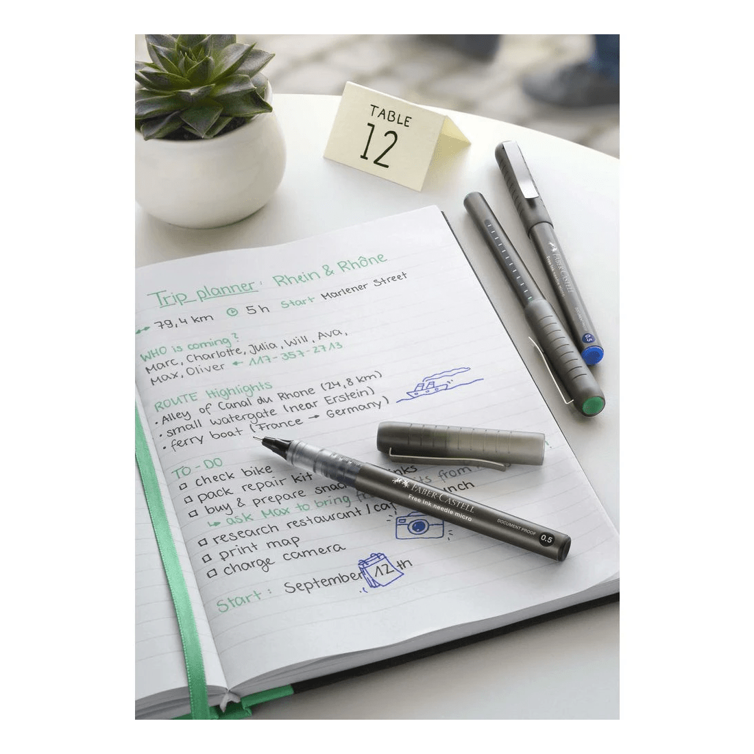 7 Faber-Castell Free Roller Rollerball Pen 0.7mm Black, 7 of 8